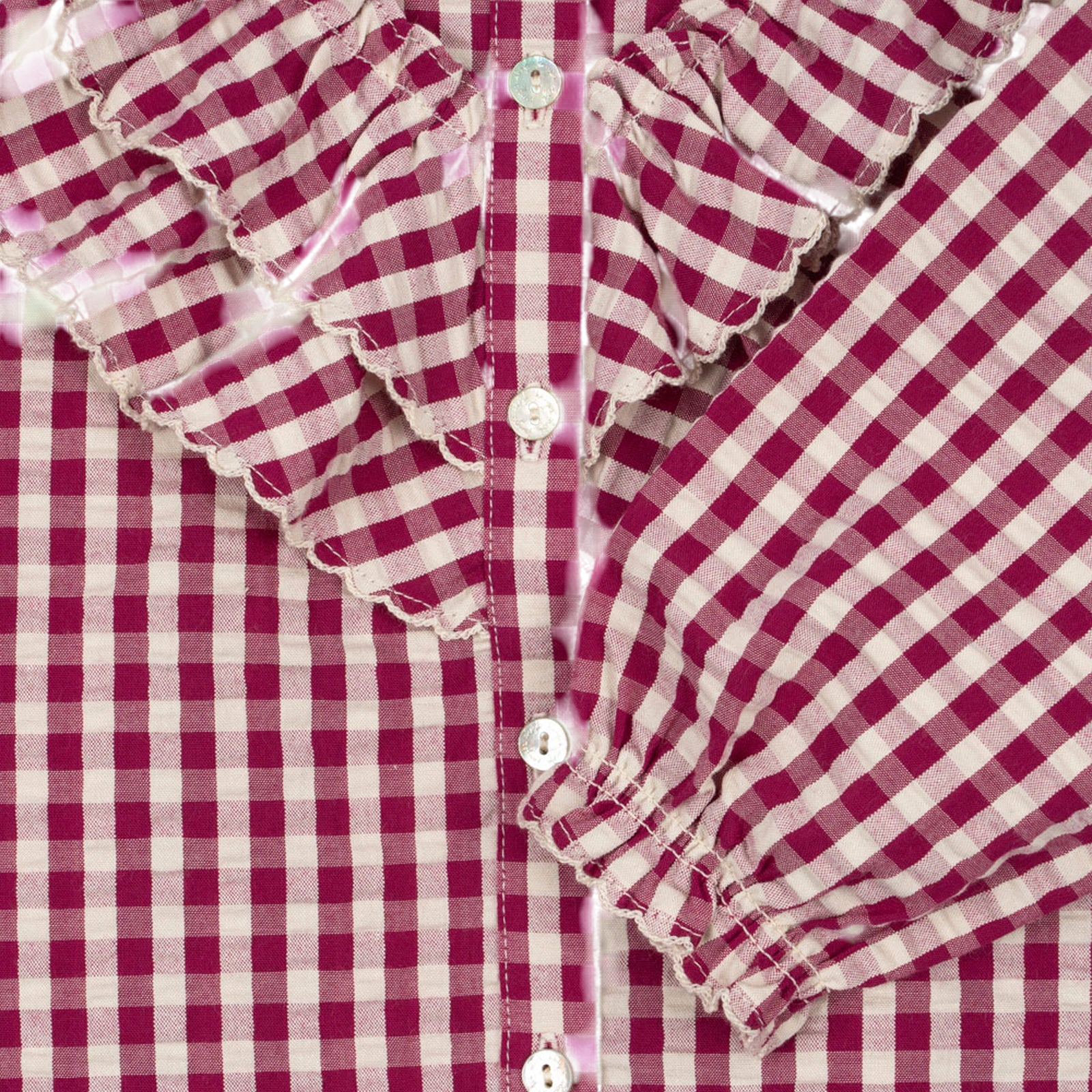 Blouse Kim Sangria Butter Check