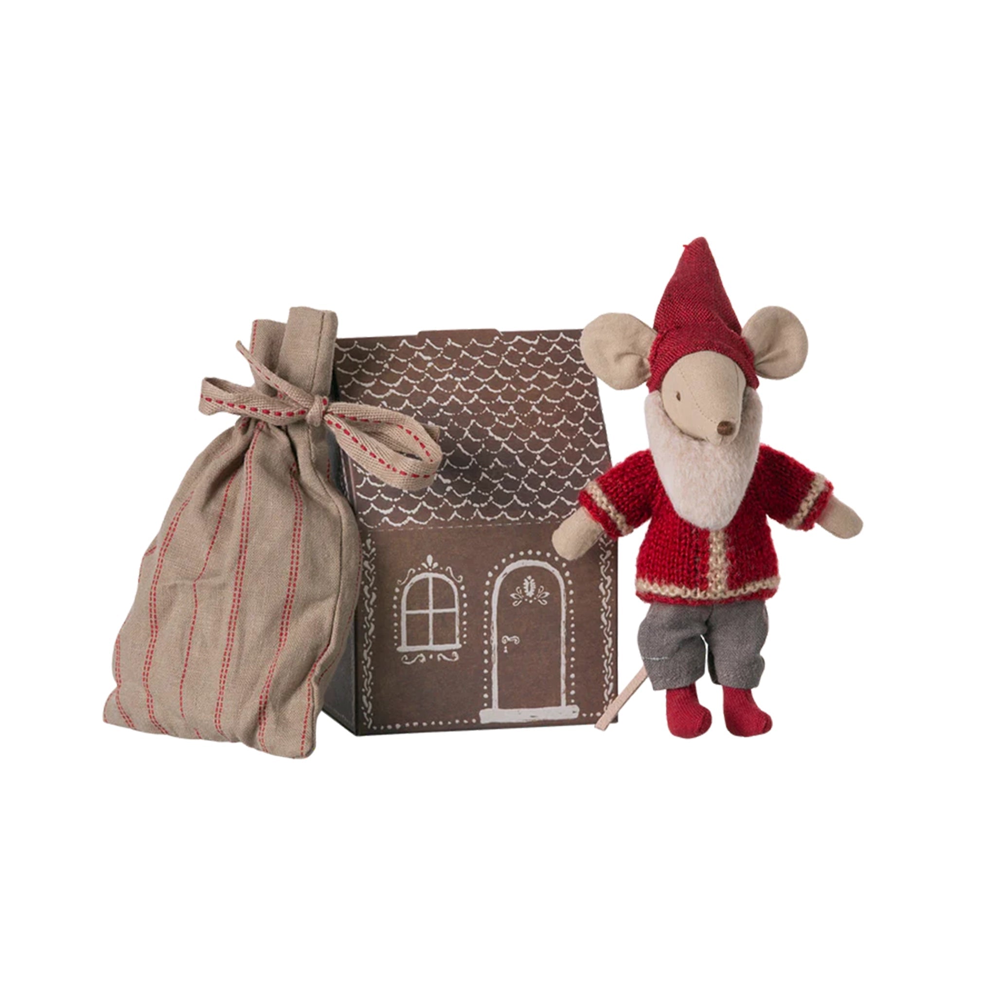 Maileg Maus Weihnachtsmann Grosser Bruder