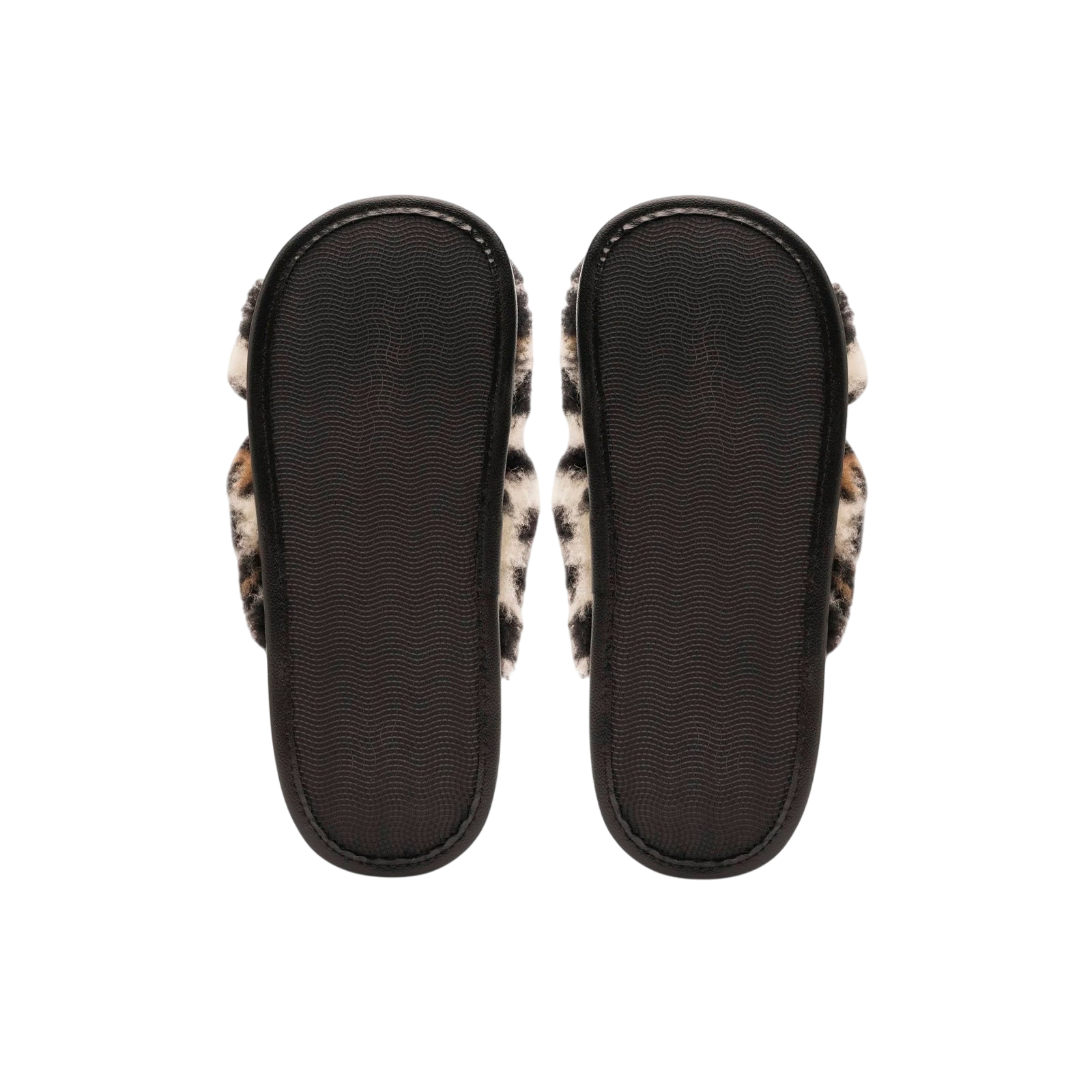 Hausschuhe Twenn X  Leopard Black