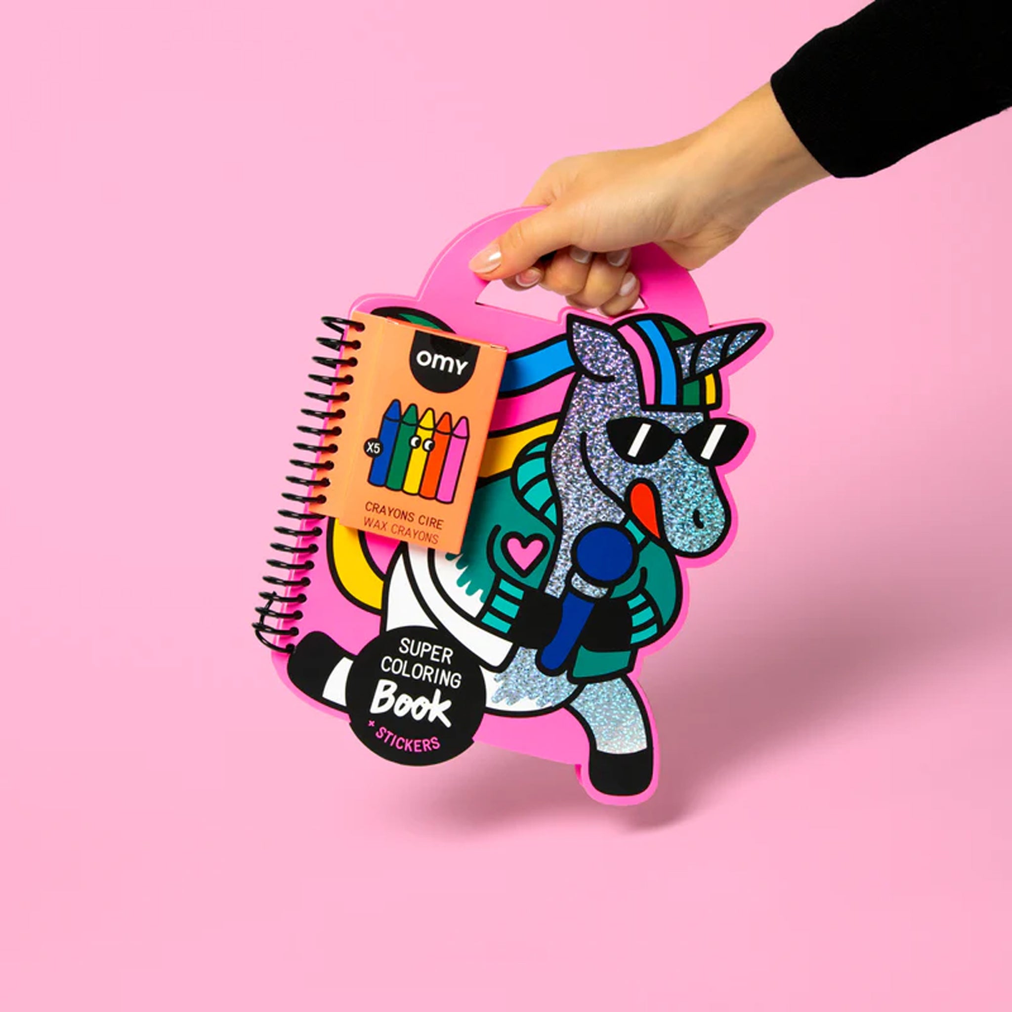 Malbuch mit Stickern Lily OMY