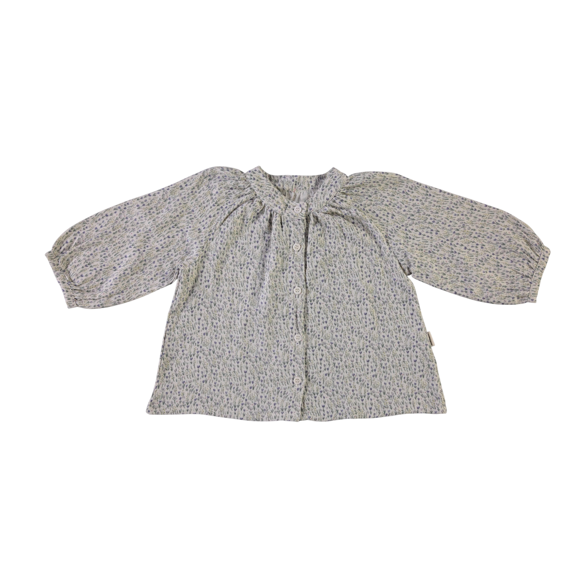 Bluse Pecan Motif Fleuri Lavande Vert