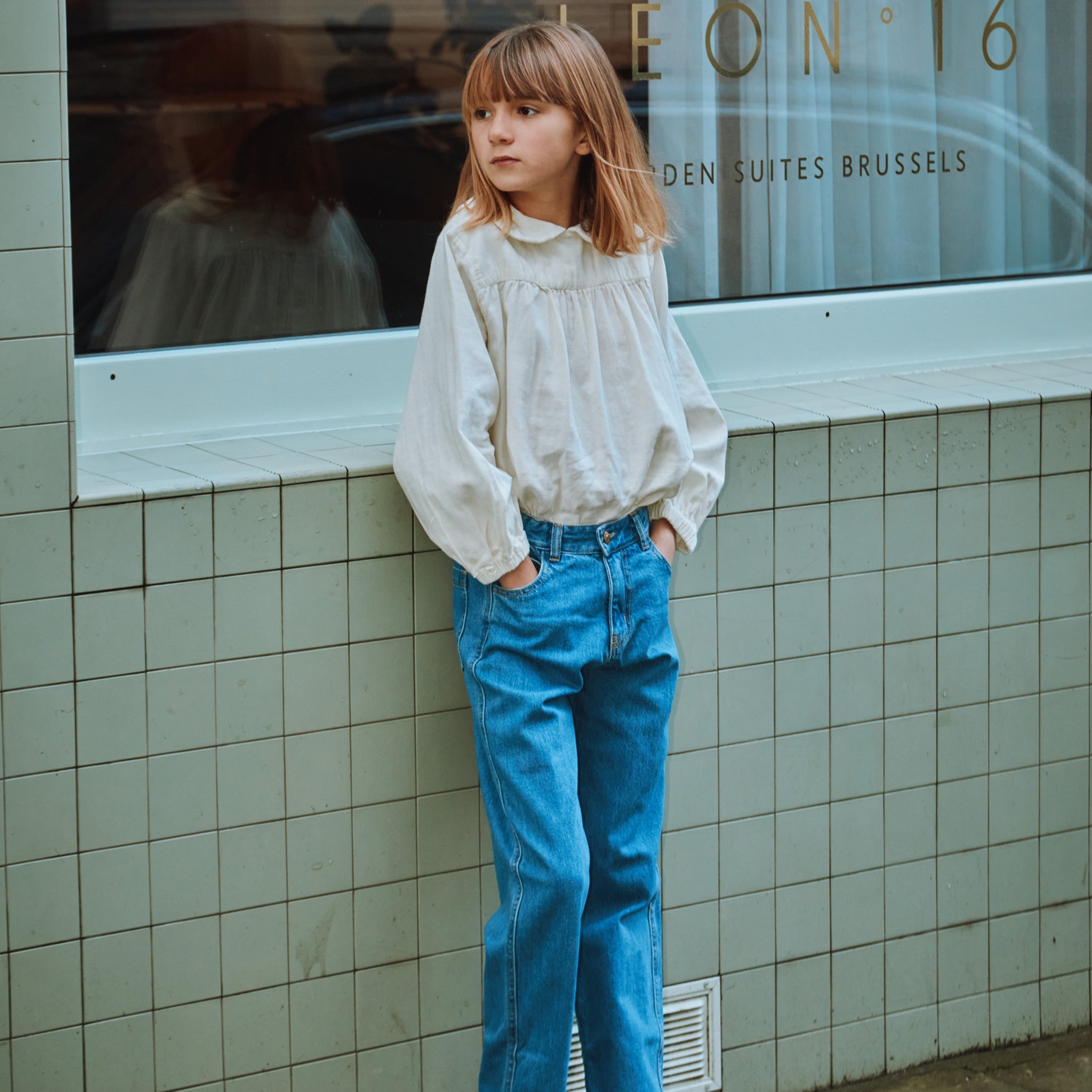 Blouse Col Claudine Amsonia Egret