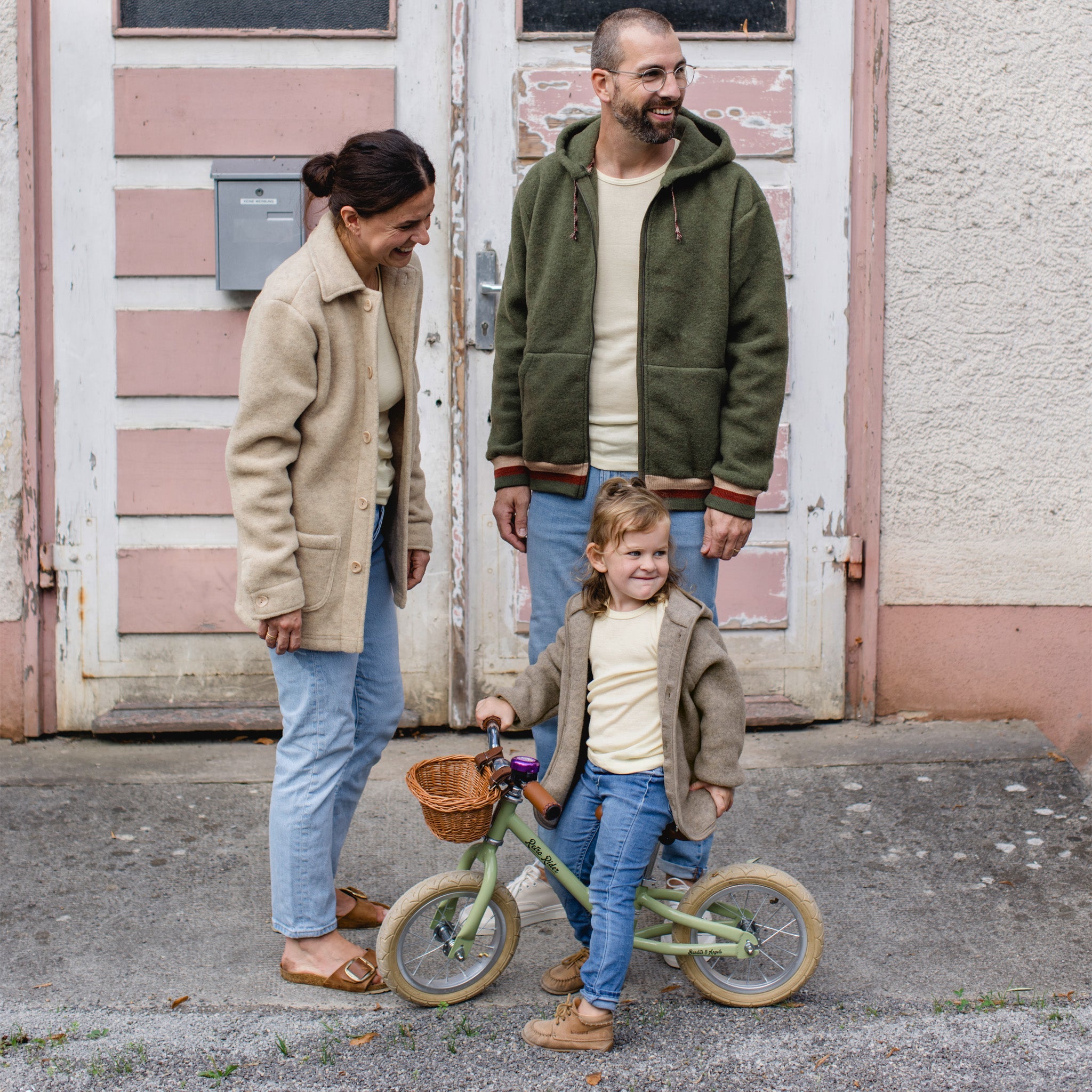 Engel Natur Veste à capuche en laine mérinos noix mélangée