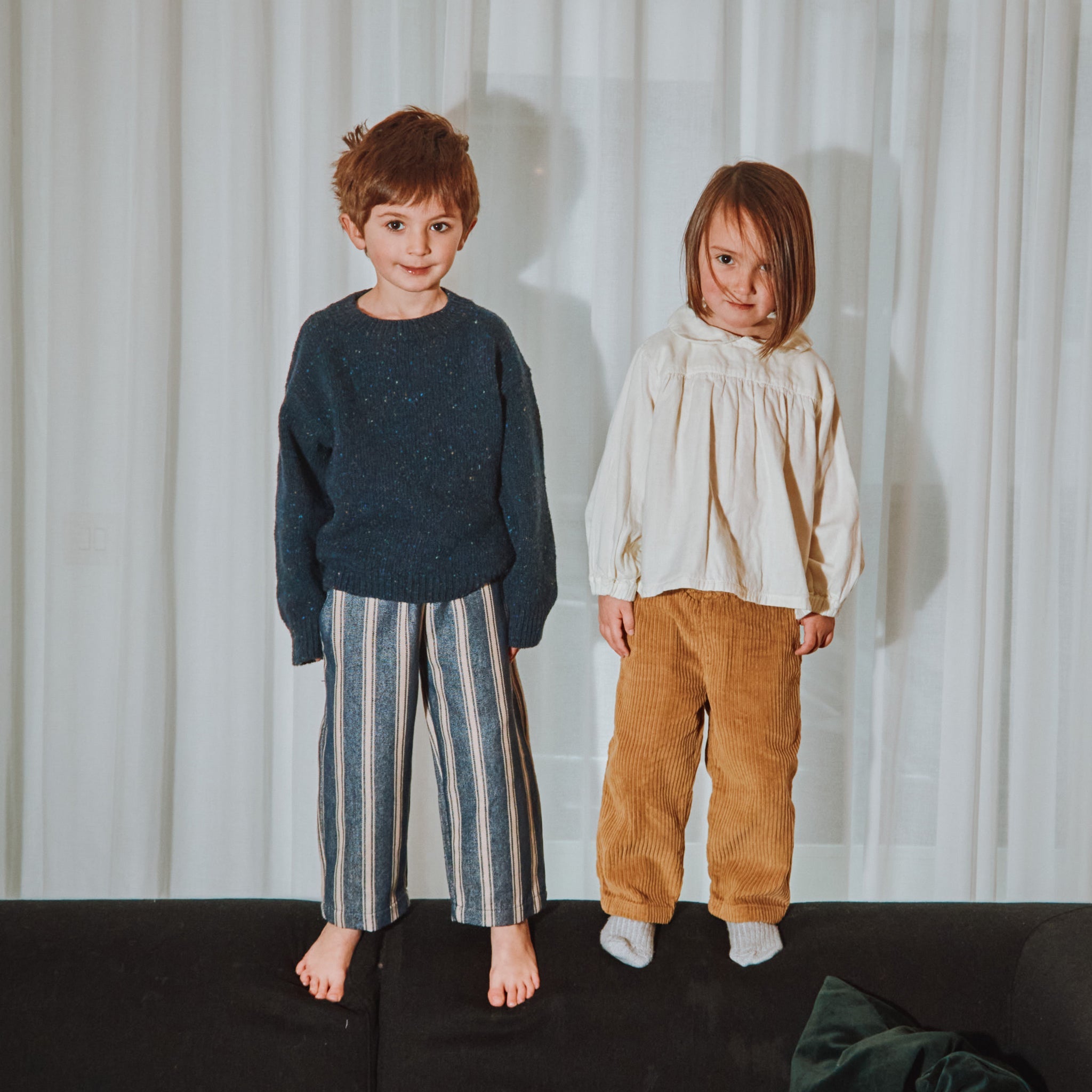 Knitted sweater The Speckled Midnight