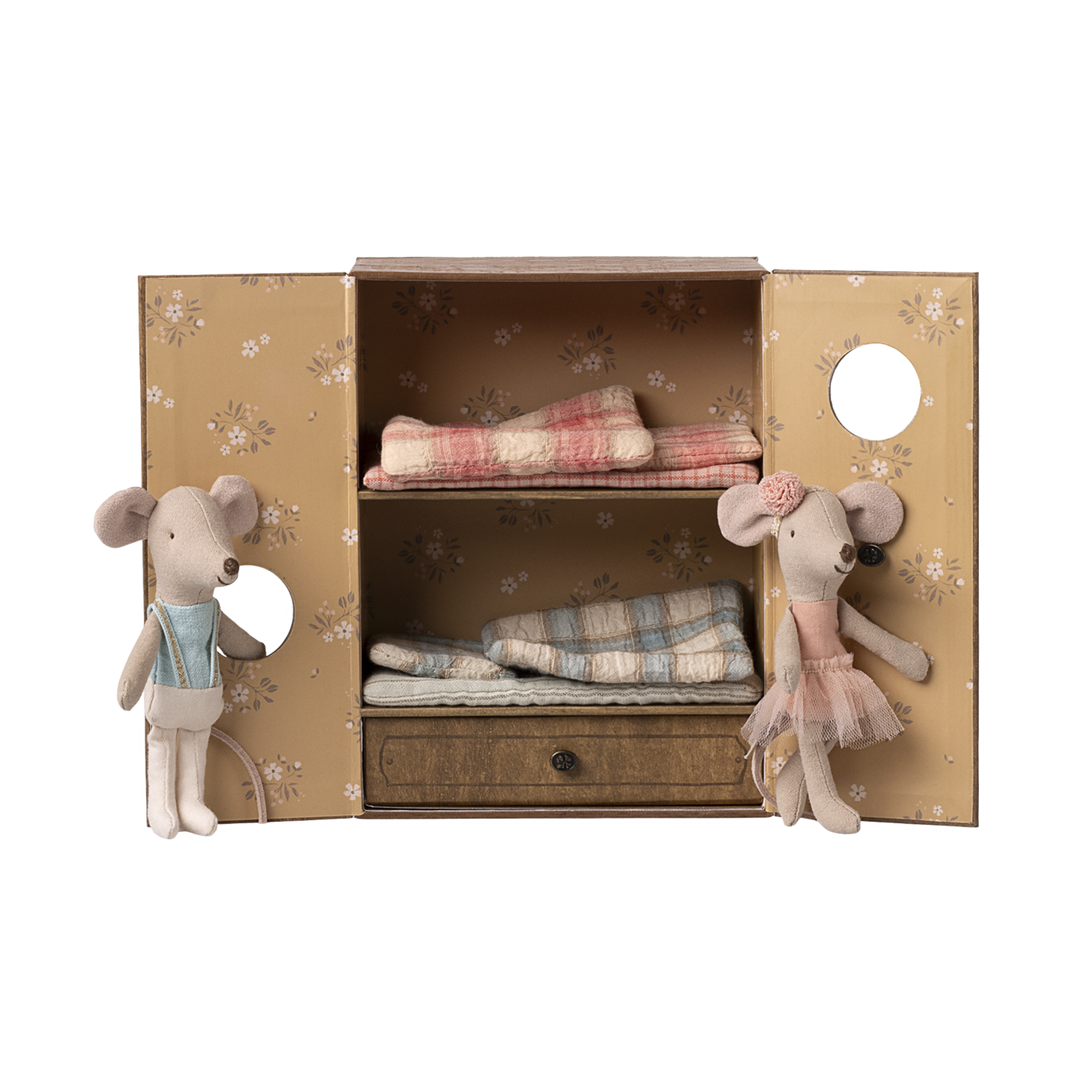 Maileg Ballettmäuse Tanzstudio Kleine Schwester und kleiner Bruder