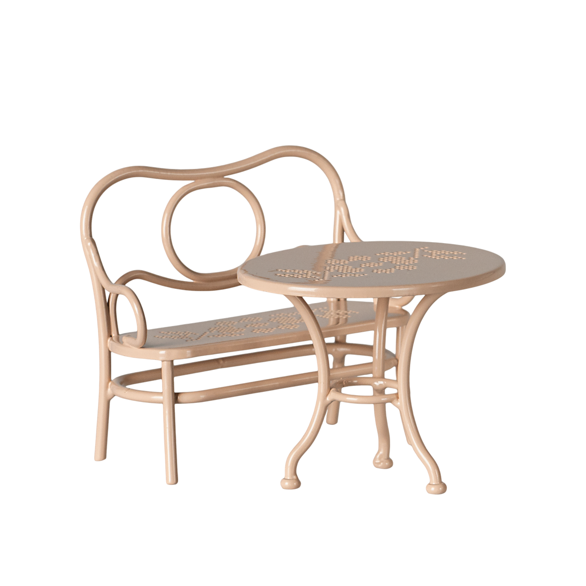 Maileg Café Set Mouse Large Pale Pink