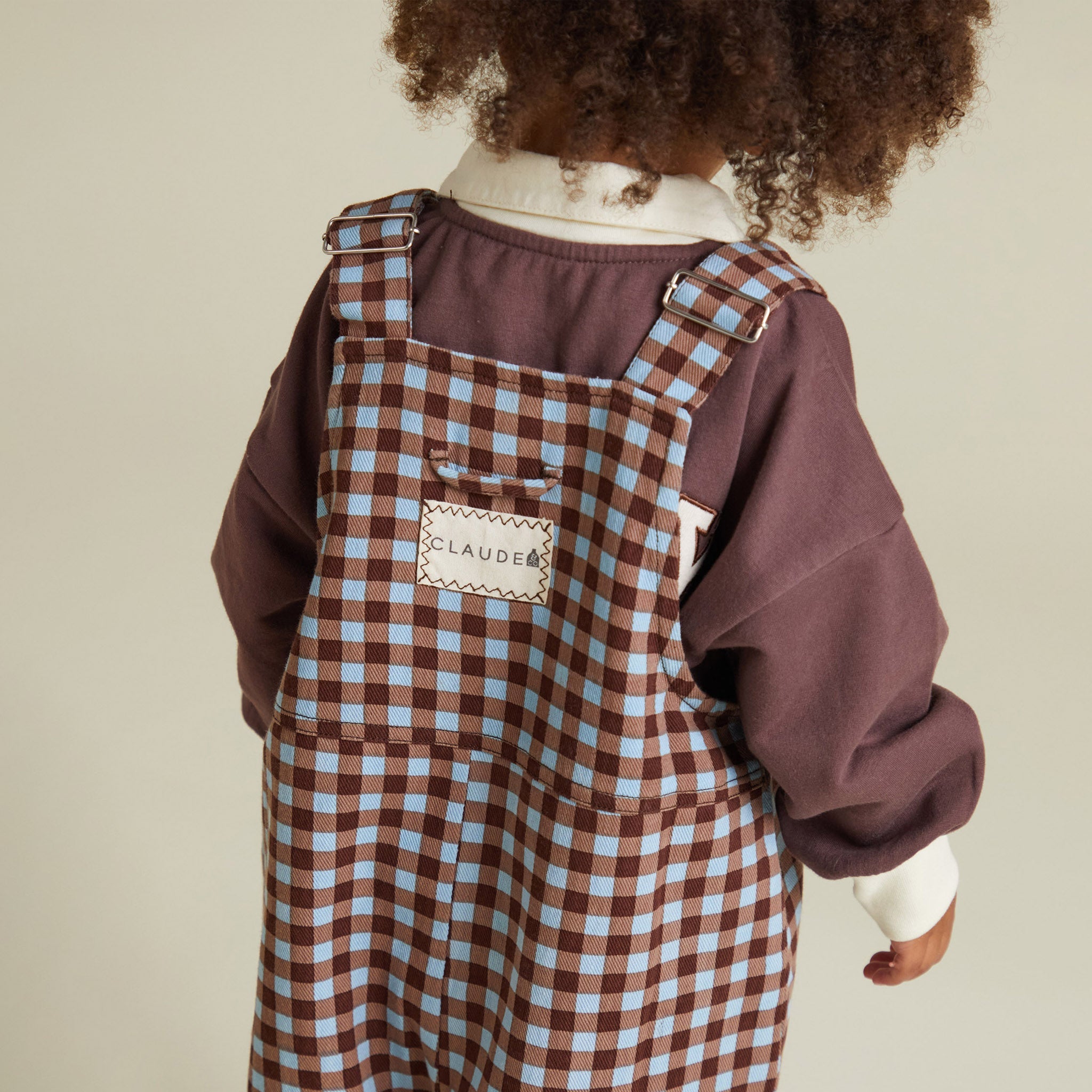 Dungarees August Sky Gingham