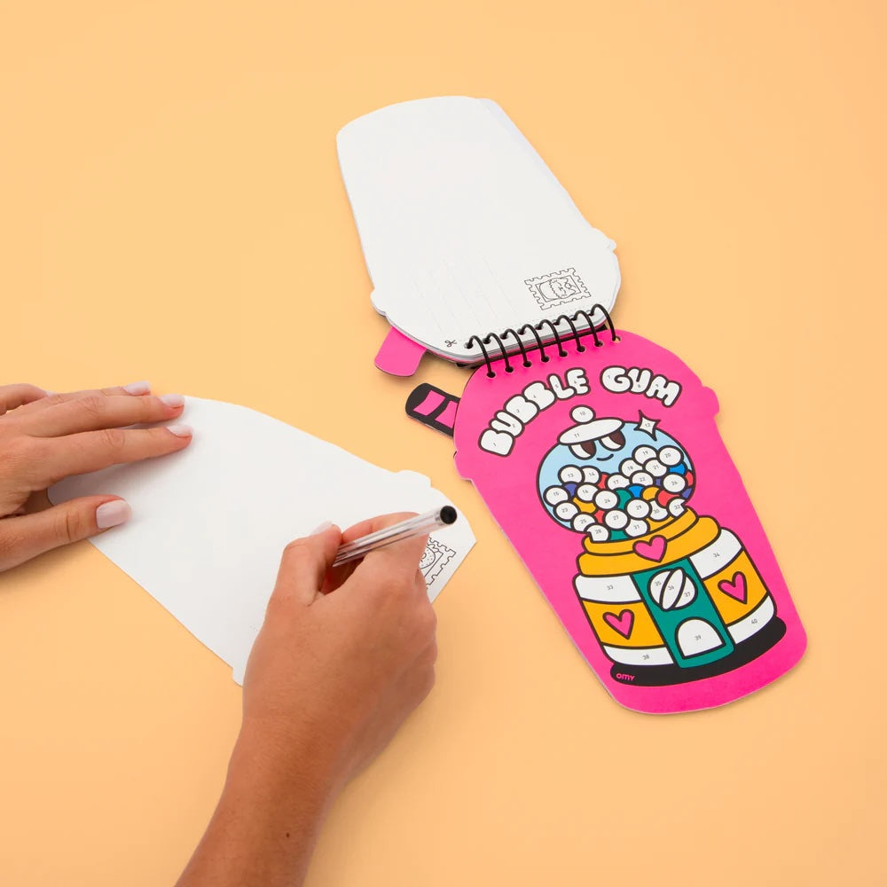 Sticker nach Zahlen Bubble Tea OMY