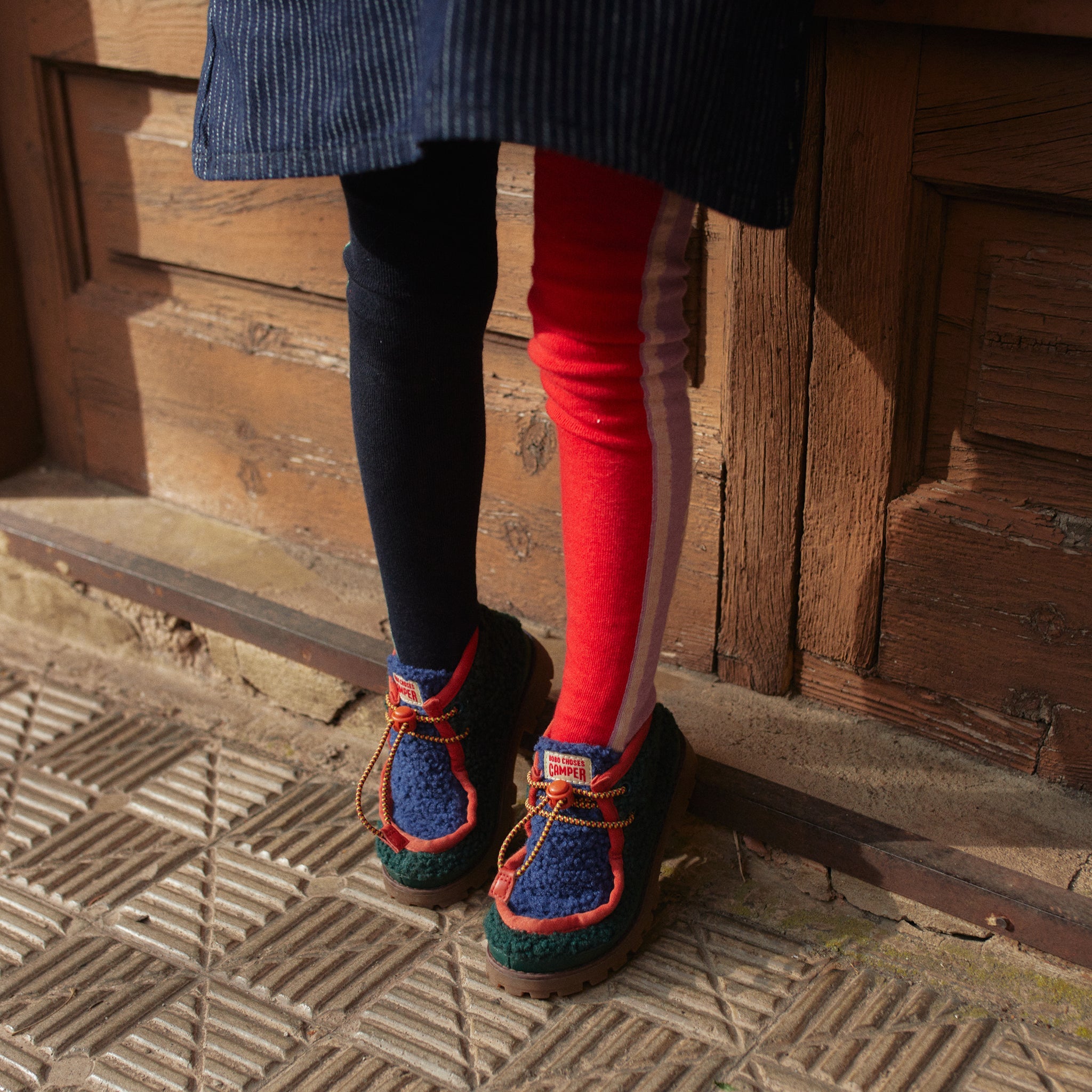 Chaussures Bobo Choses X Camper Compas Wallabee Multicolor