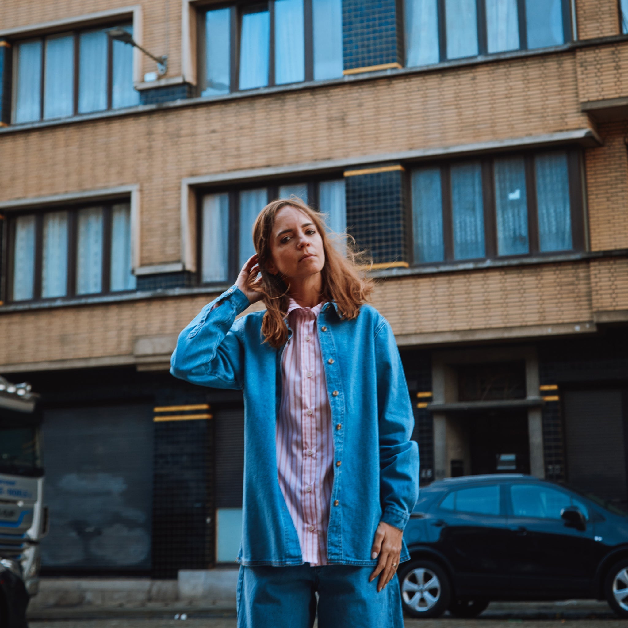 Adult blouse Capucine Light Blue