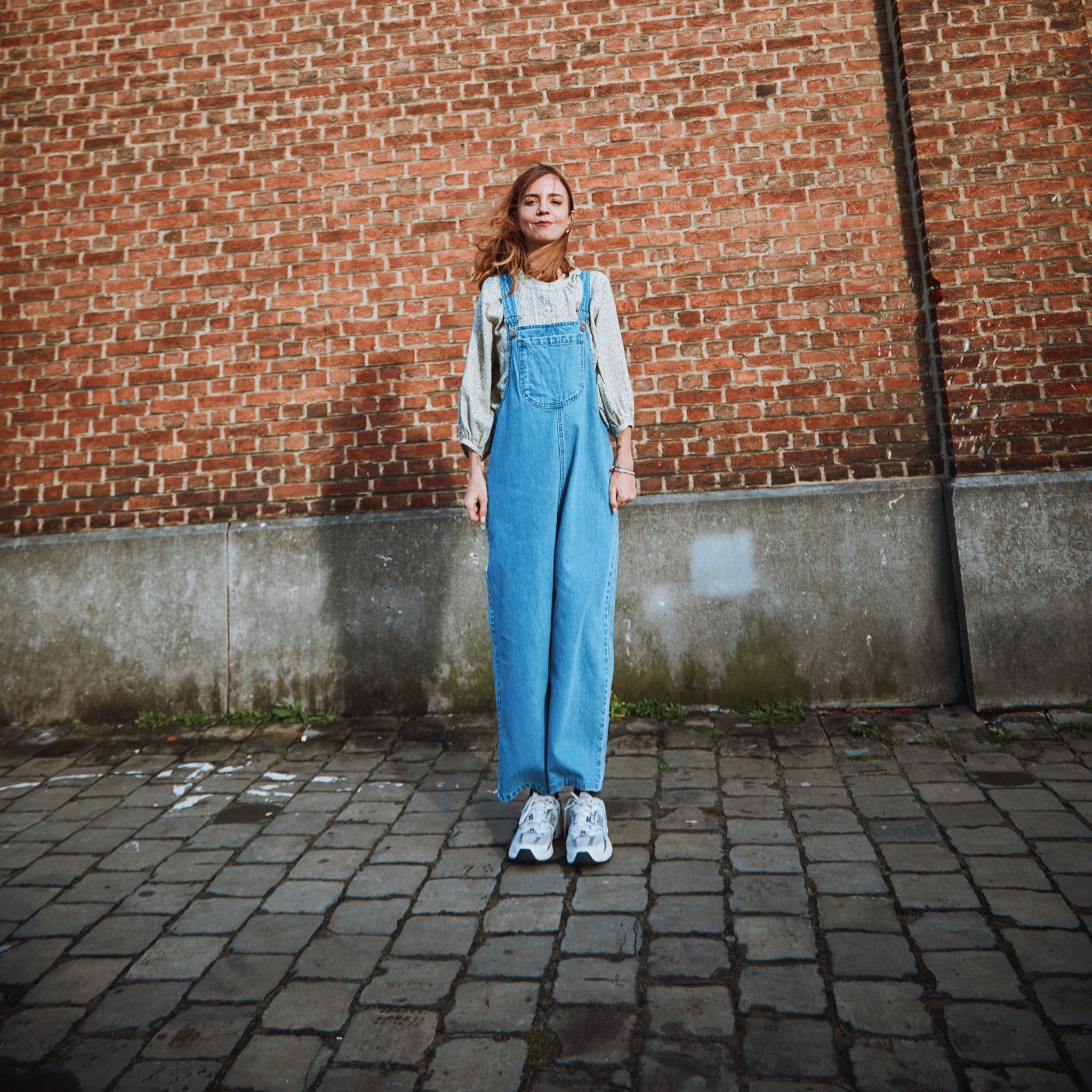 Adult Bluse Onagre Motif Fleuri Lavande Vert