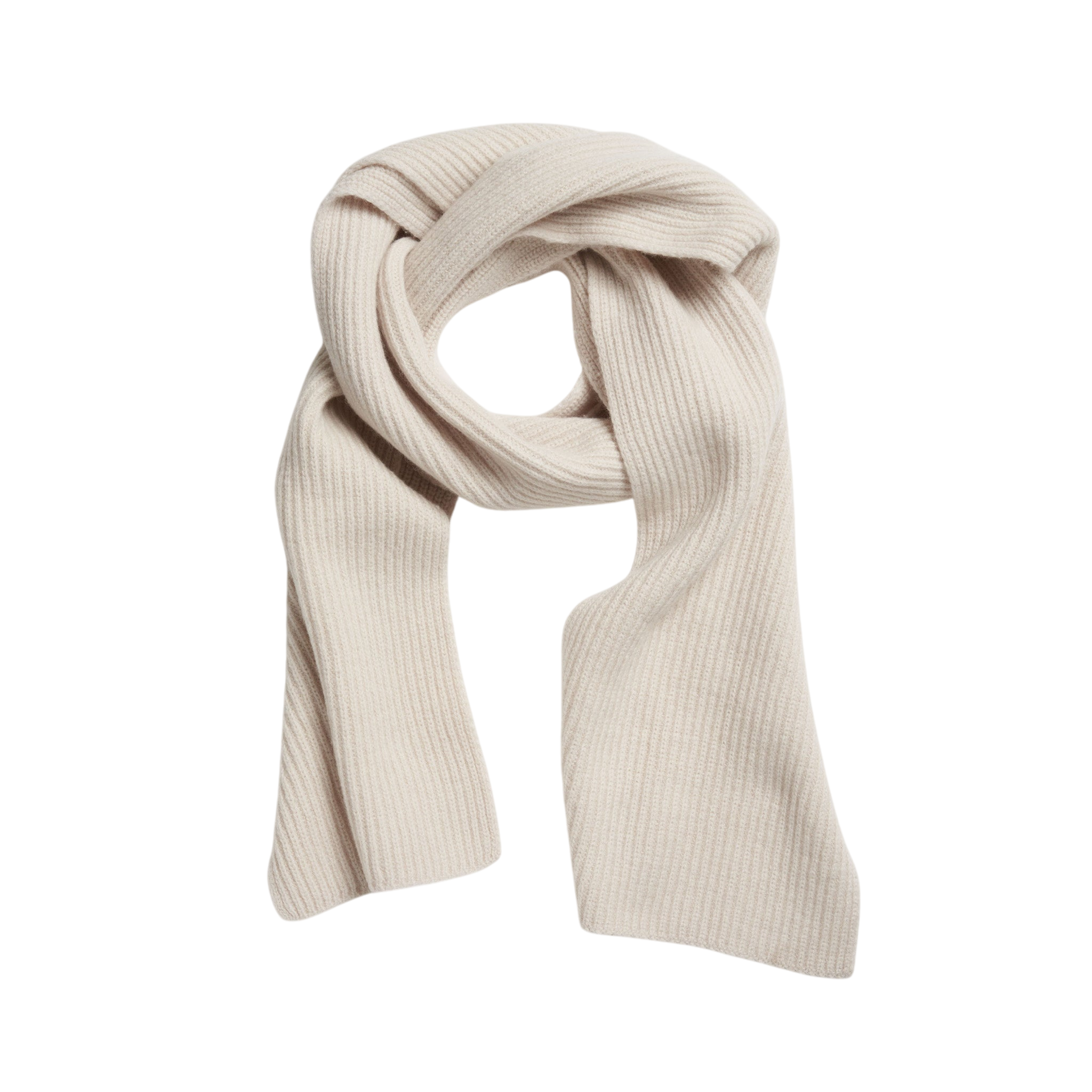 Adult Strickschal Merino-Cashmere Beige