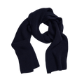 Adult Strickschal Merino-Cashmere Marine