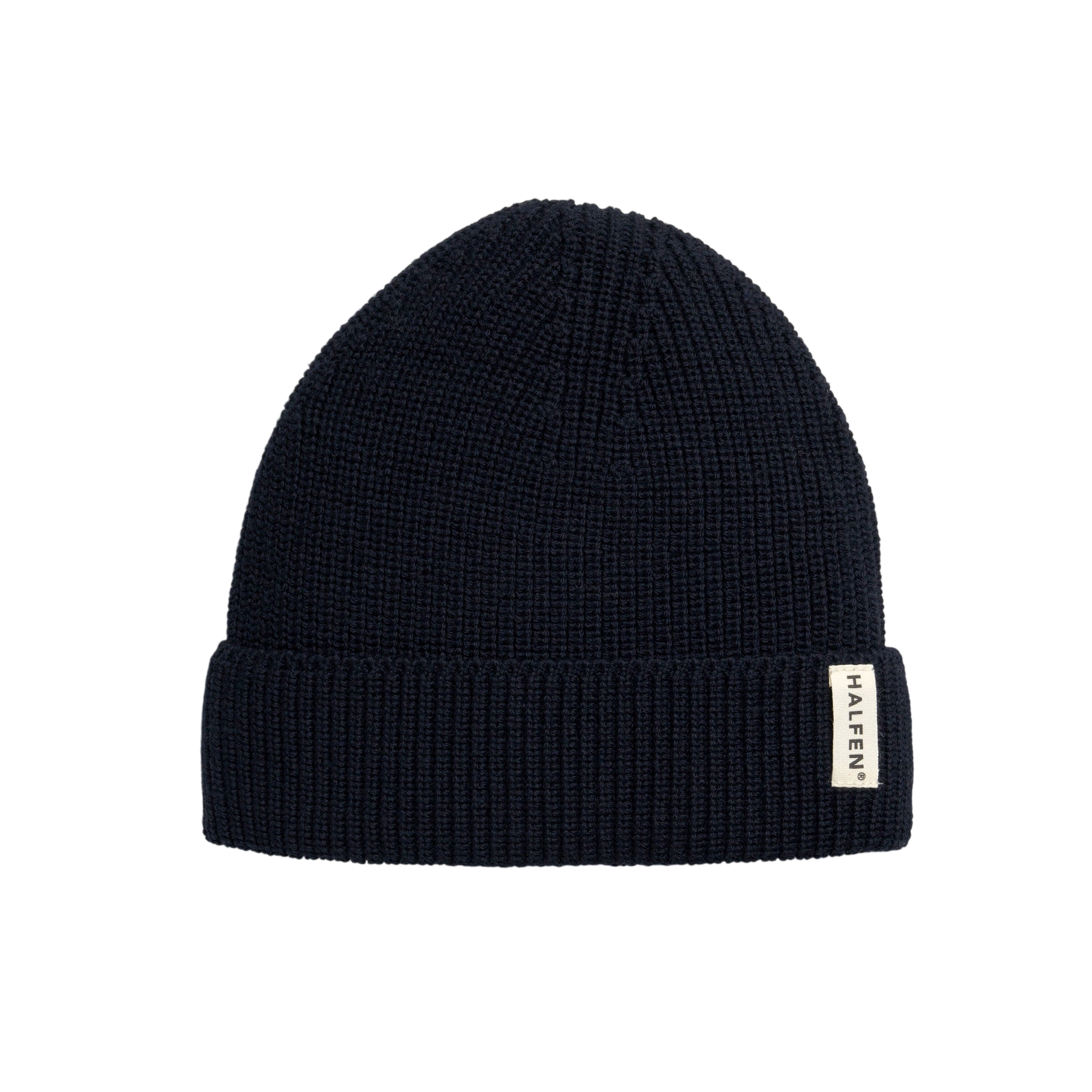 Beanie Merinowolle Marine