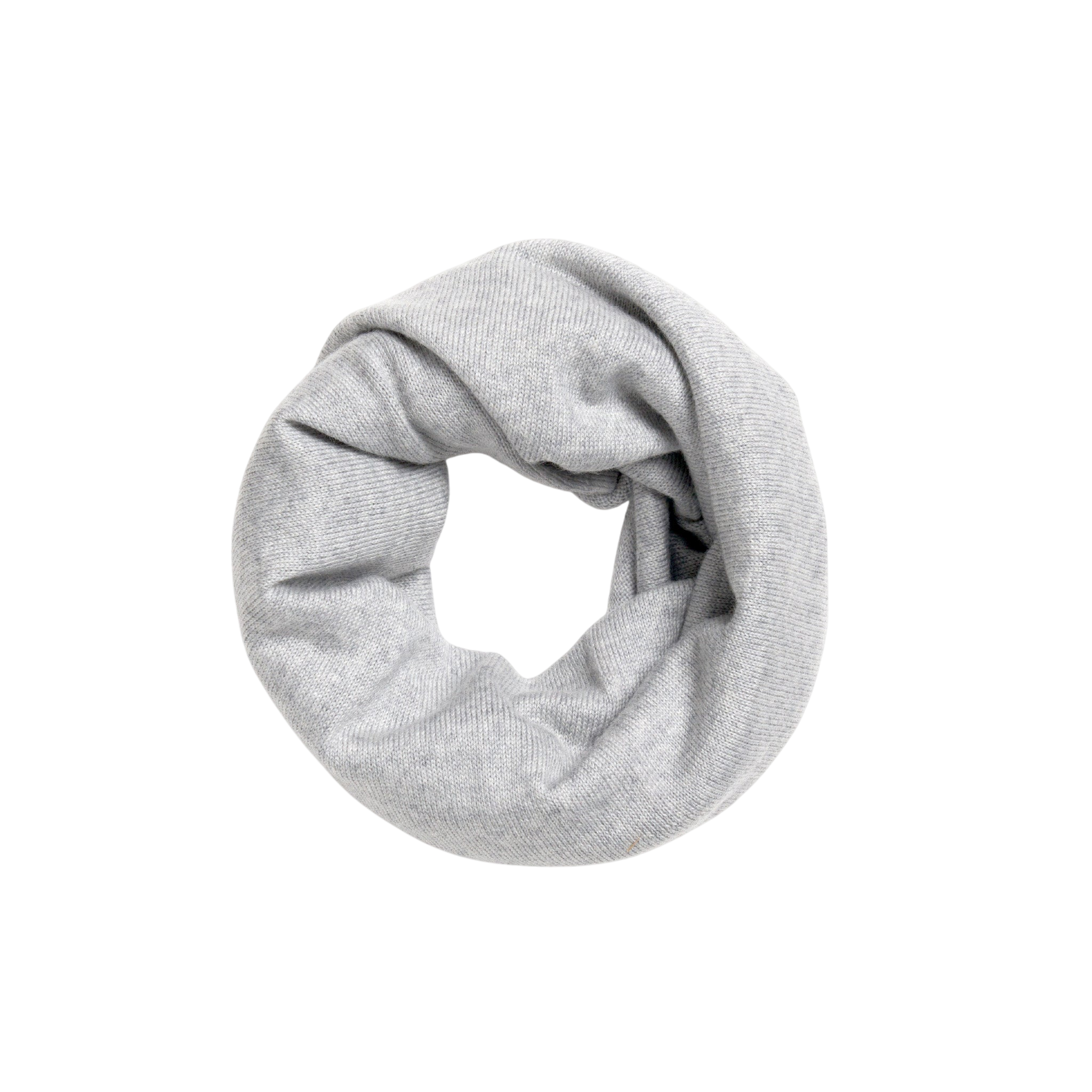 Écharpe loop laine mérinos grise