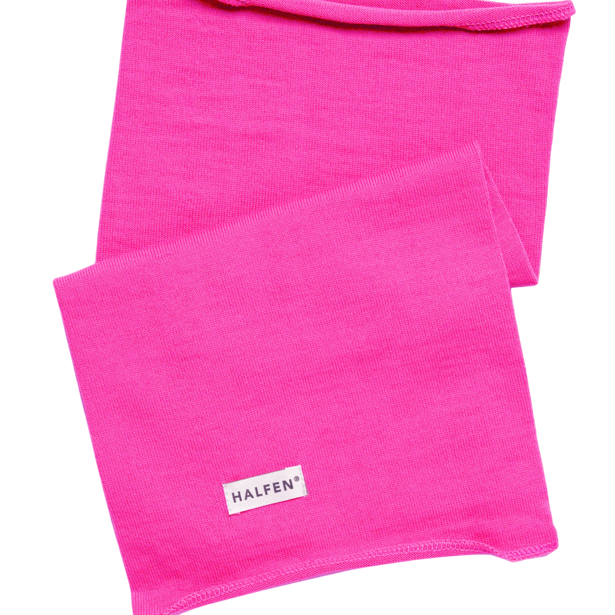 Écharpe loop laine mérinos Neon Pink