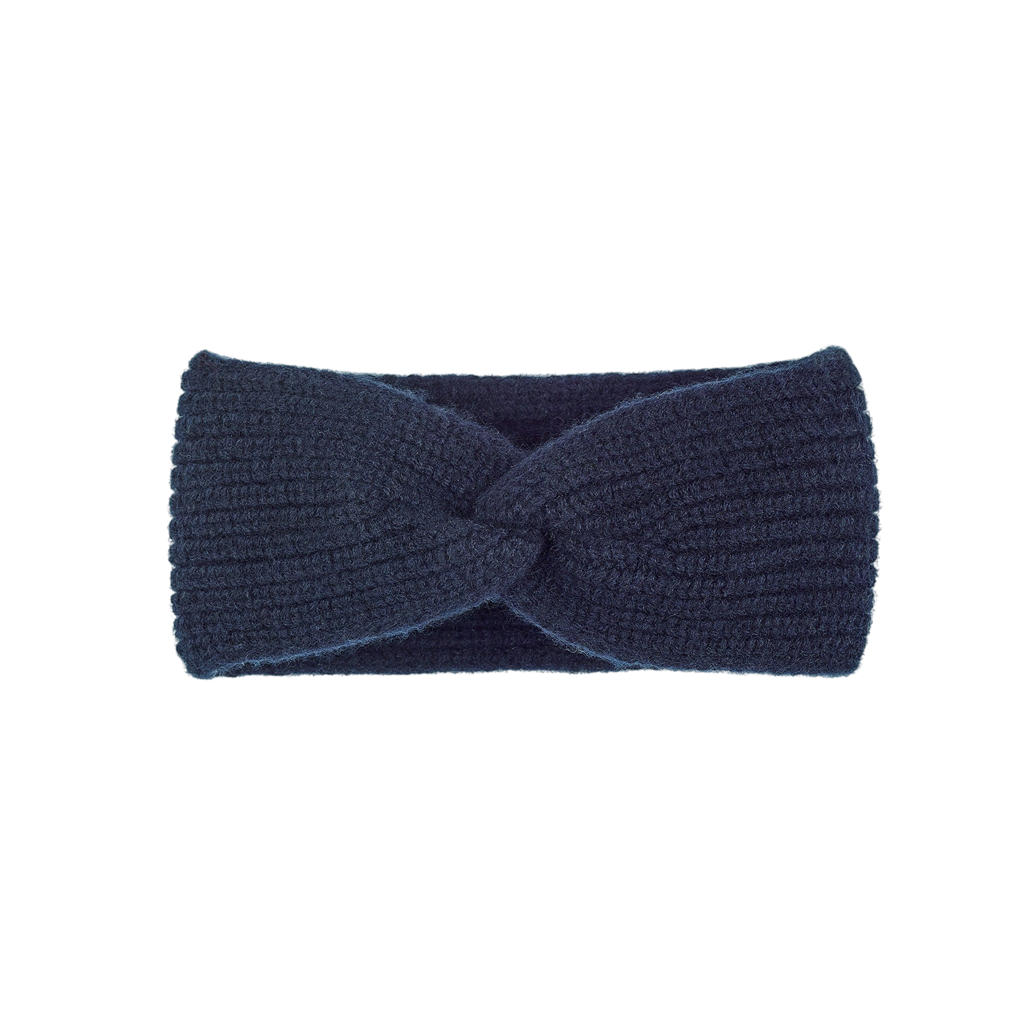 Stirnband Merino-Cashmere Marine