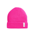 Adult Mütze Merinowolle Neon Pink