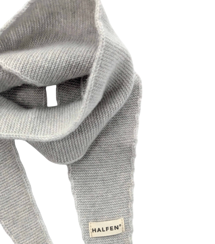 Scarf merino cashmere gray