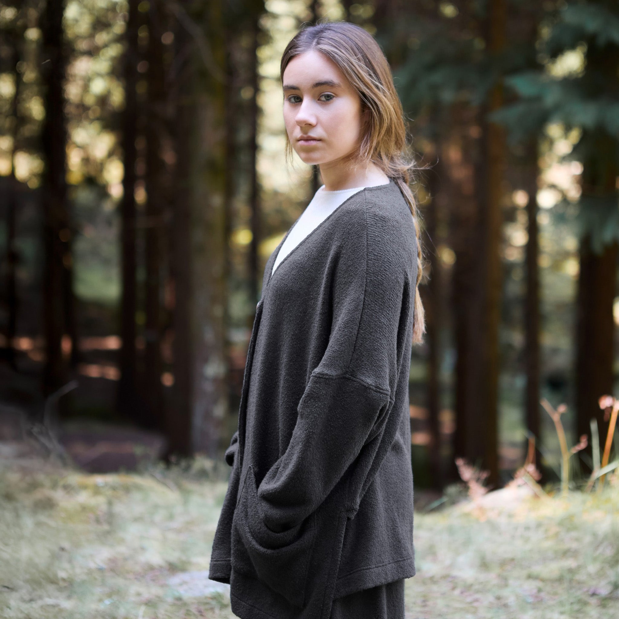 Cardigan adulte Jersey Grafite