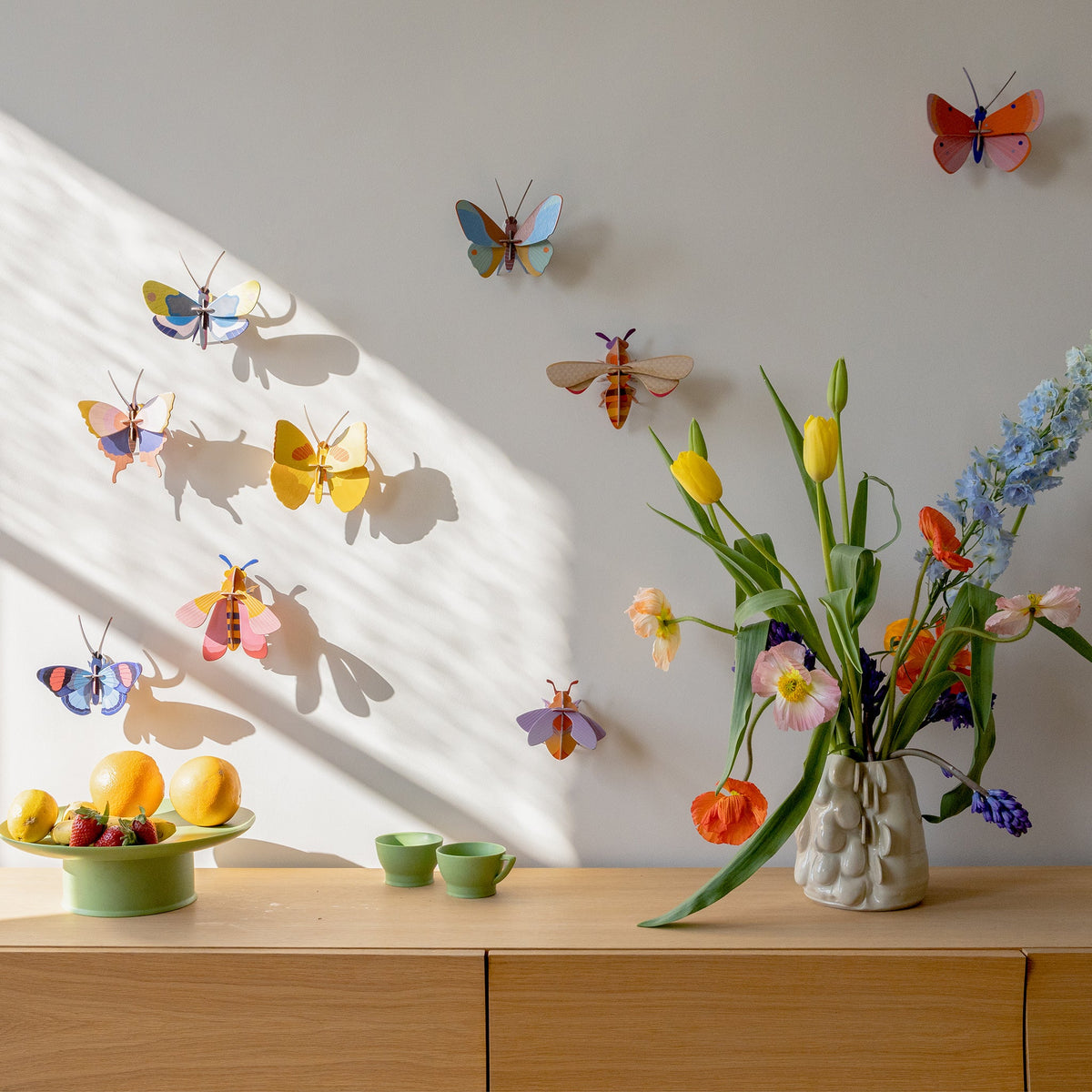 Craft set butterfly Gold Rim