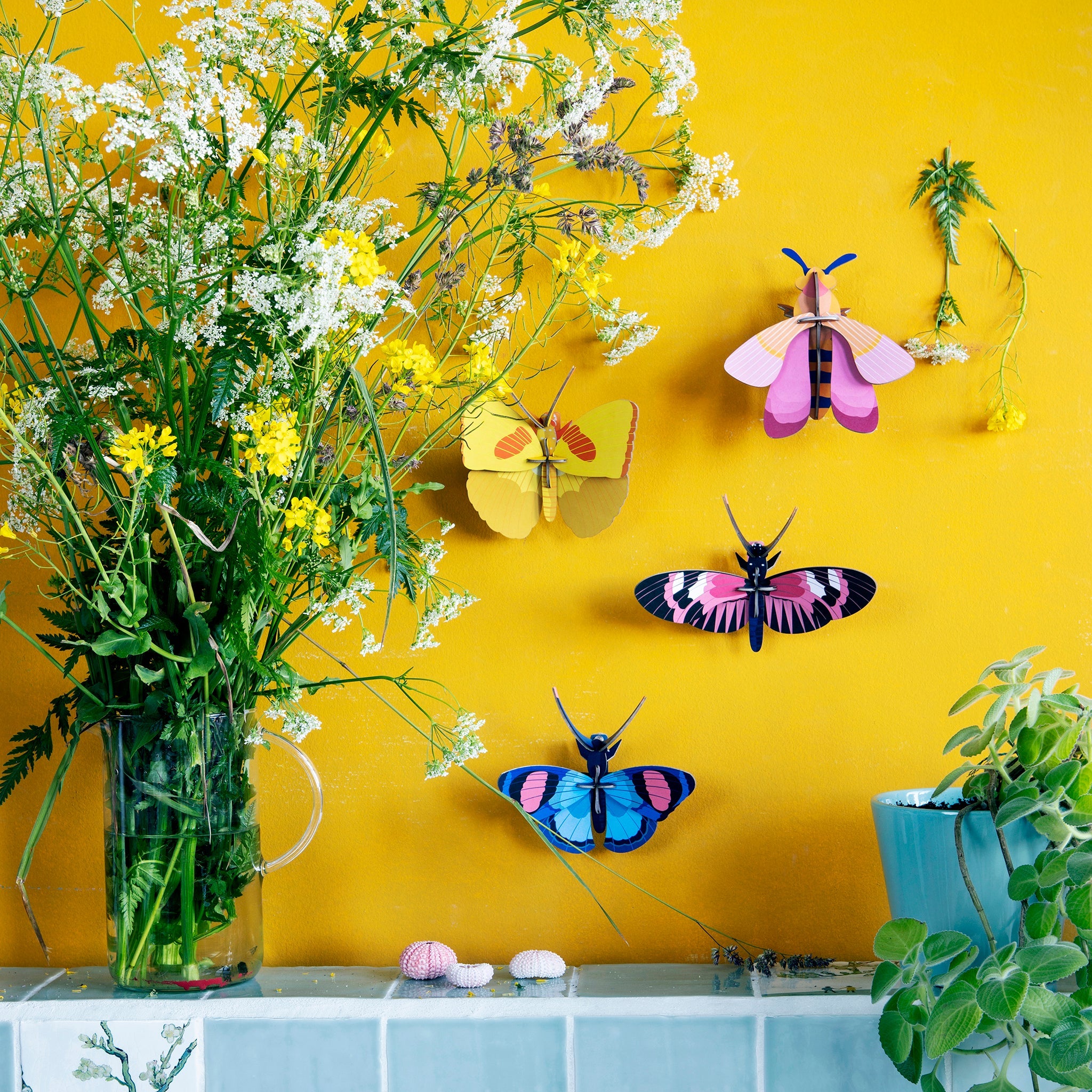 Craft set butterfly peacock eye