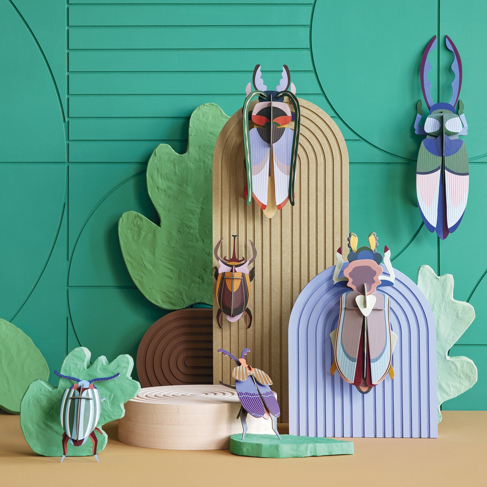 Rainbow leaf beetle craft kit