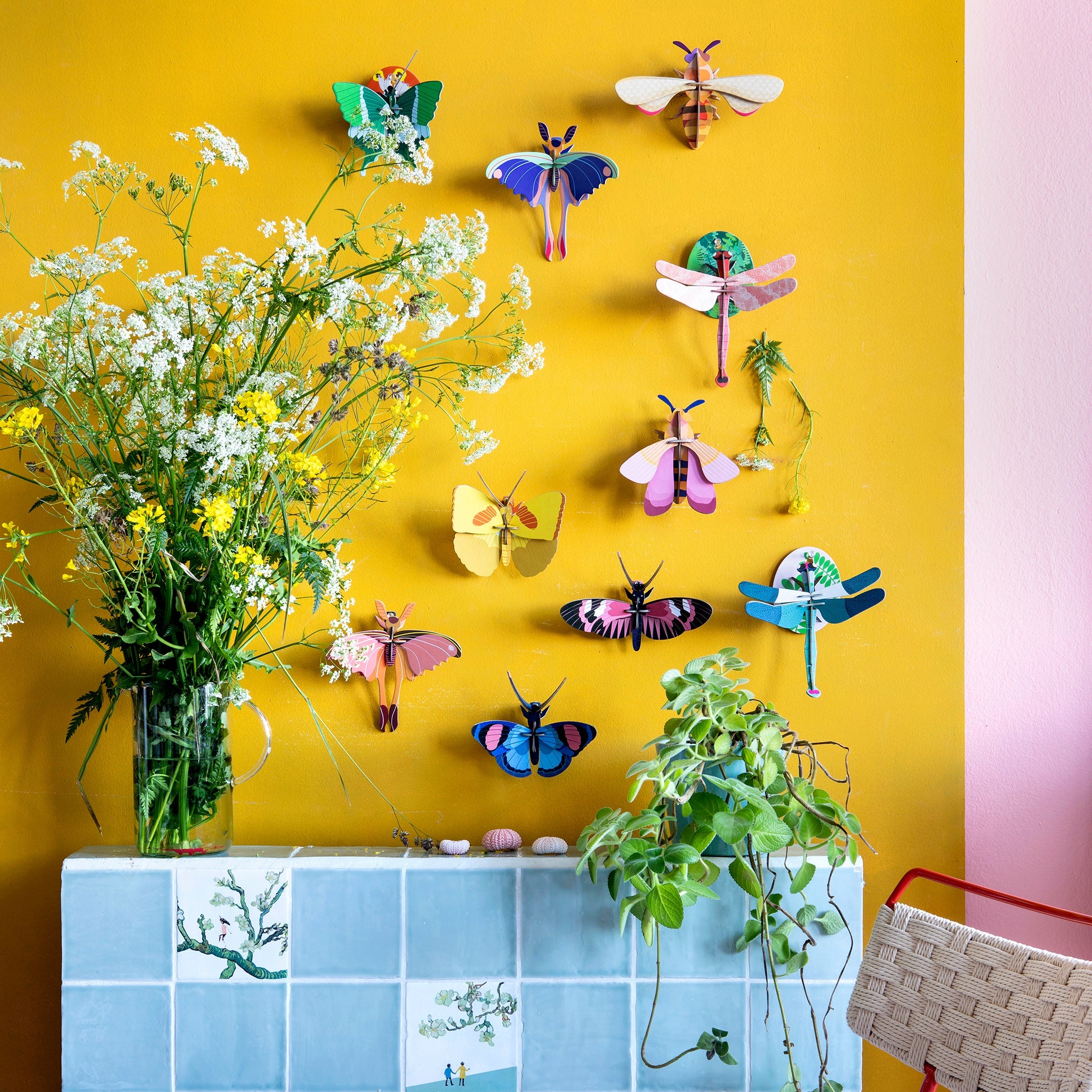 Kit de bricolage Papillon jaune