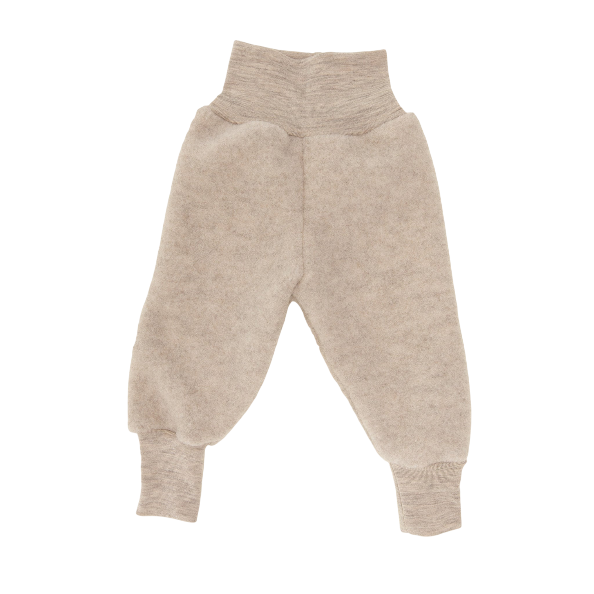 Engel Natur Baby Hose aus Merinowolle Sand Melange