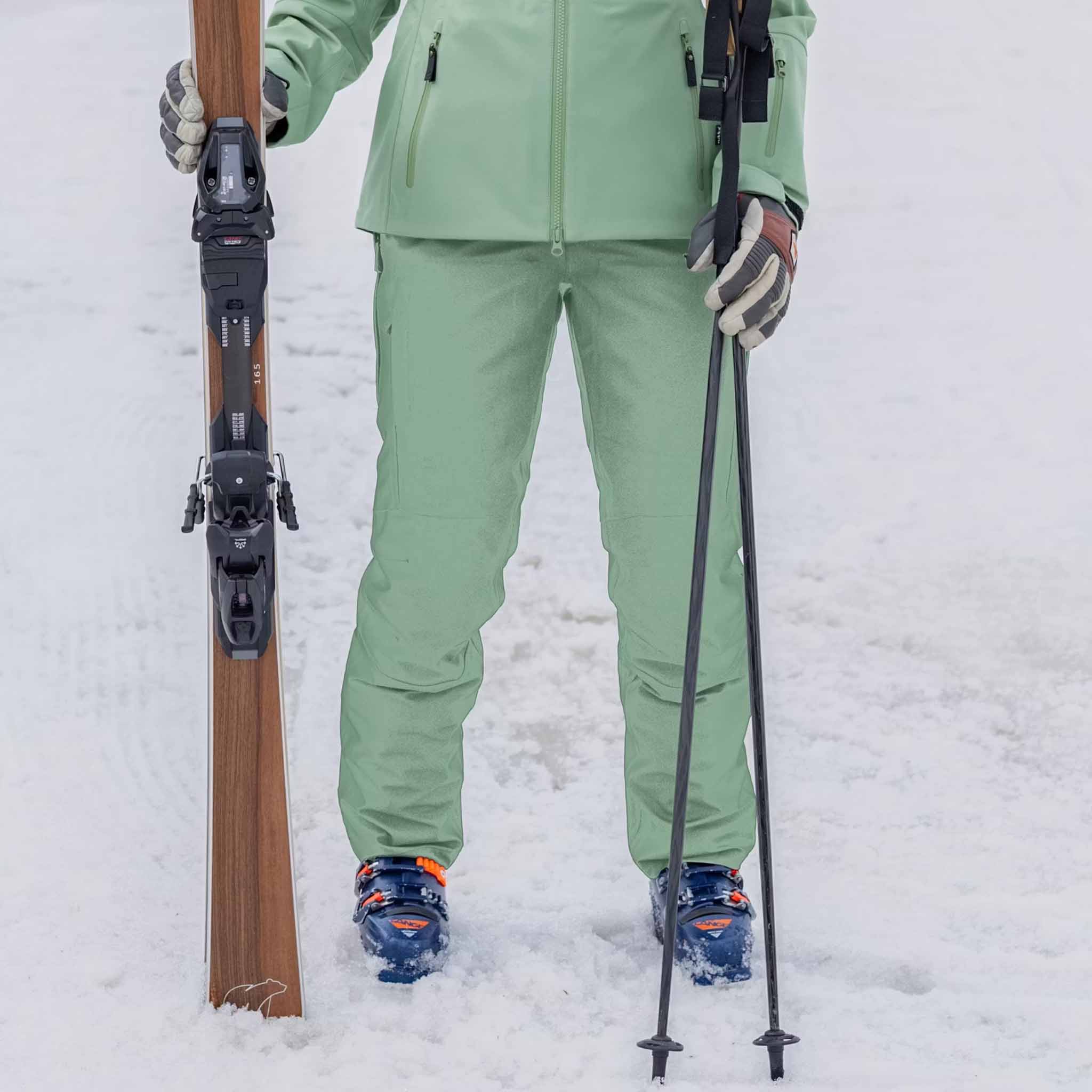 Women's 3-layer pants Amelia loden frost