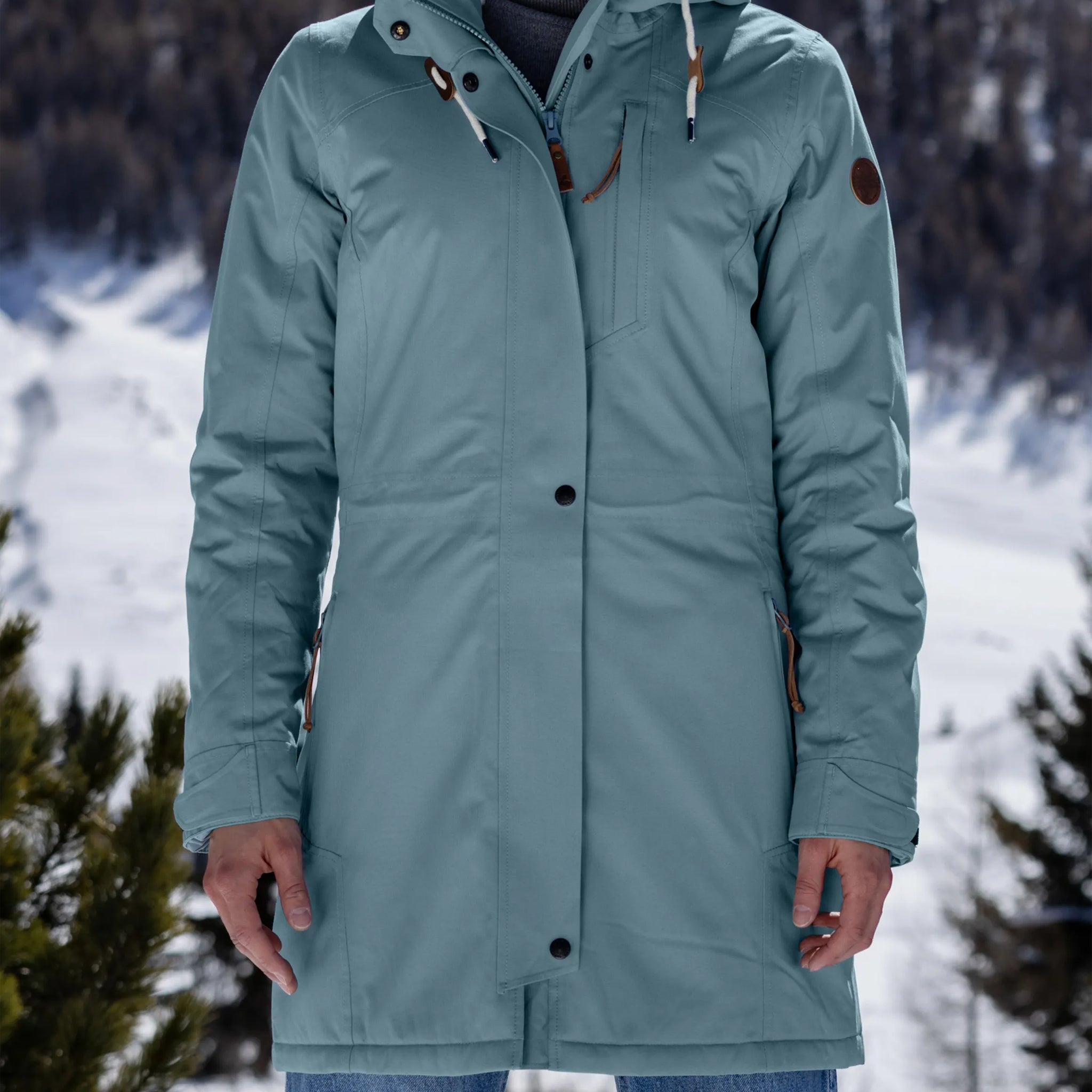 Frauen Wintermantel Gracelyn smoke blue