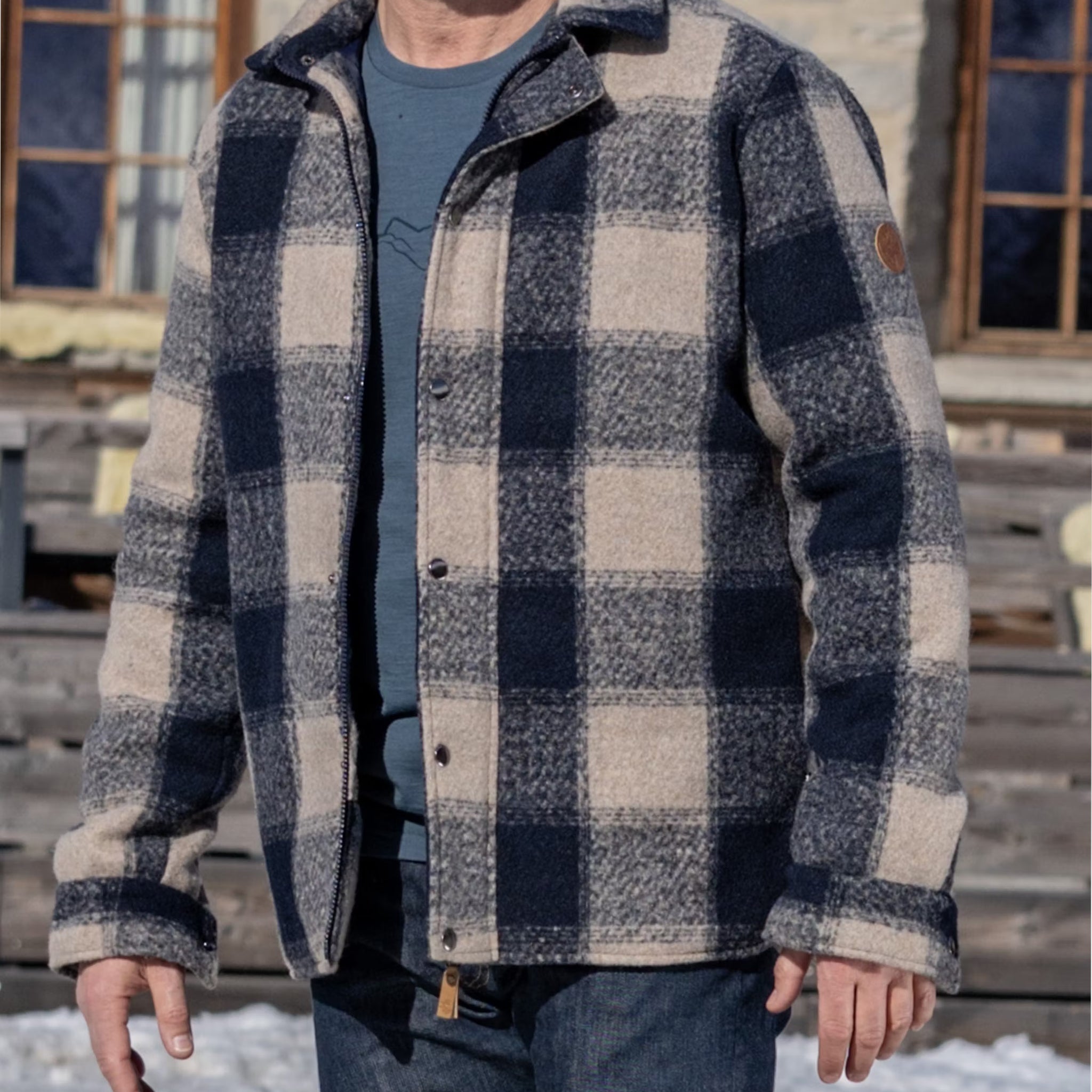 Women's jacket Jessie check Dark Navy