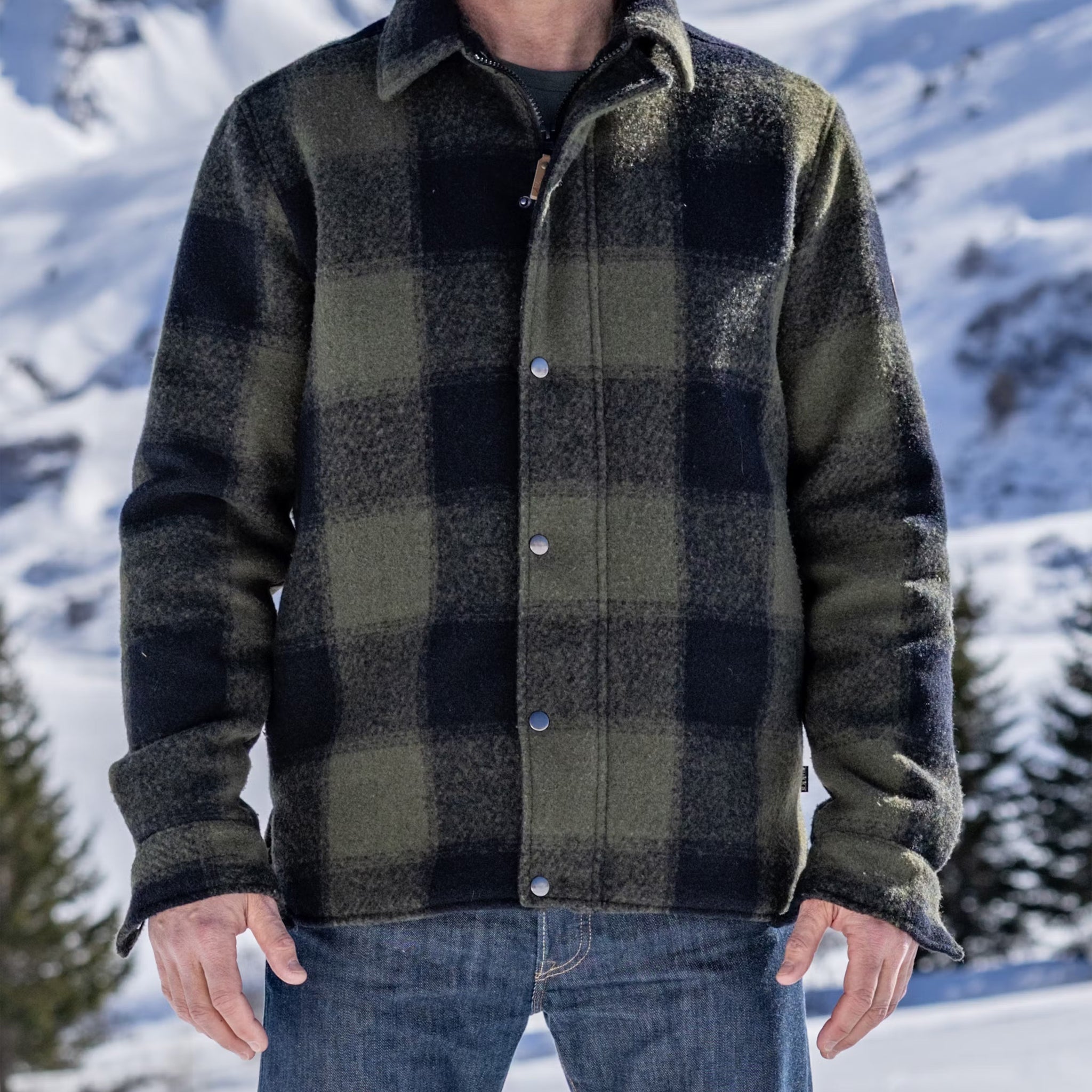 Women's jacket Jessie Check Ivy Green