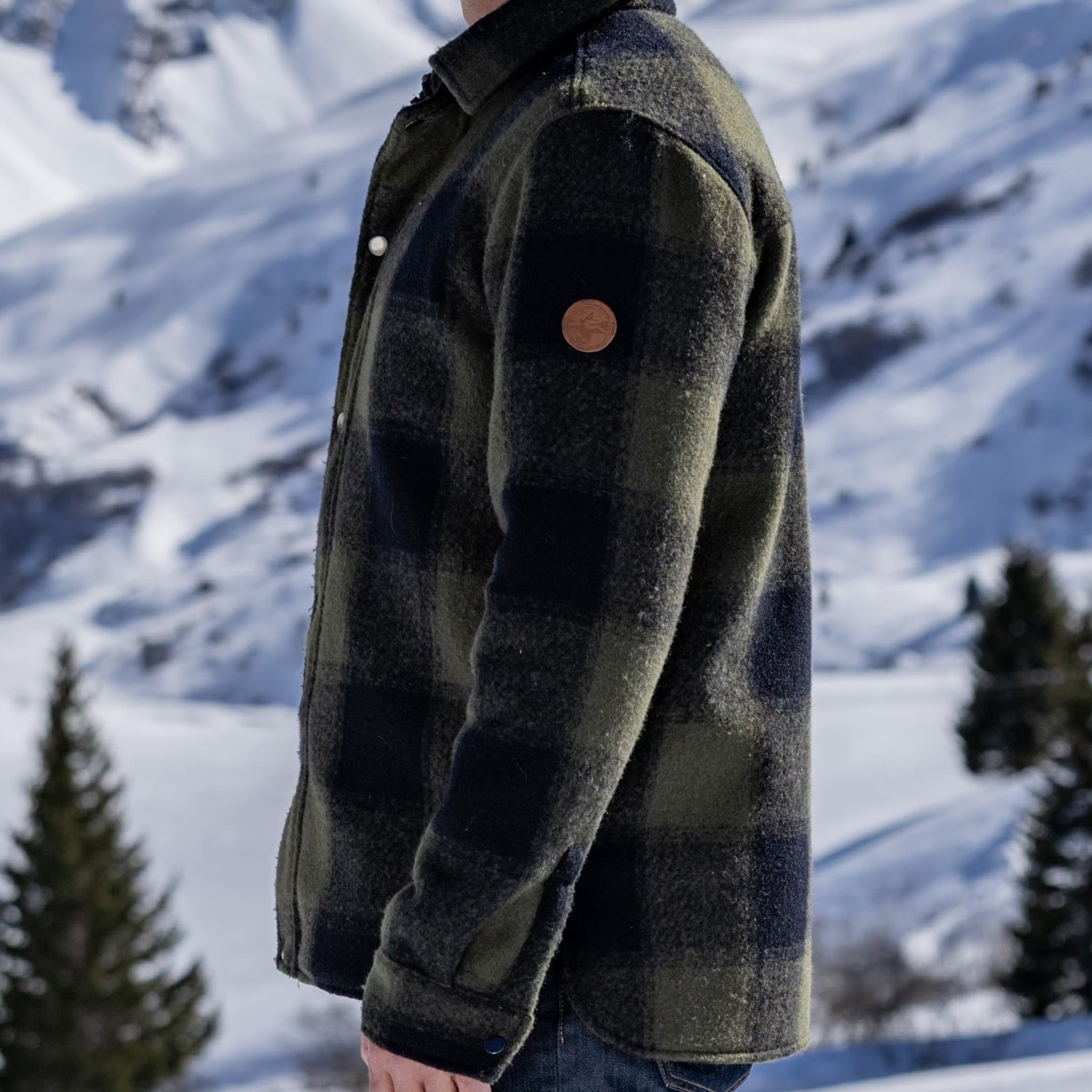 Women's jacket Jessie Check Ivy Green