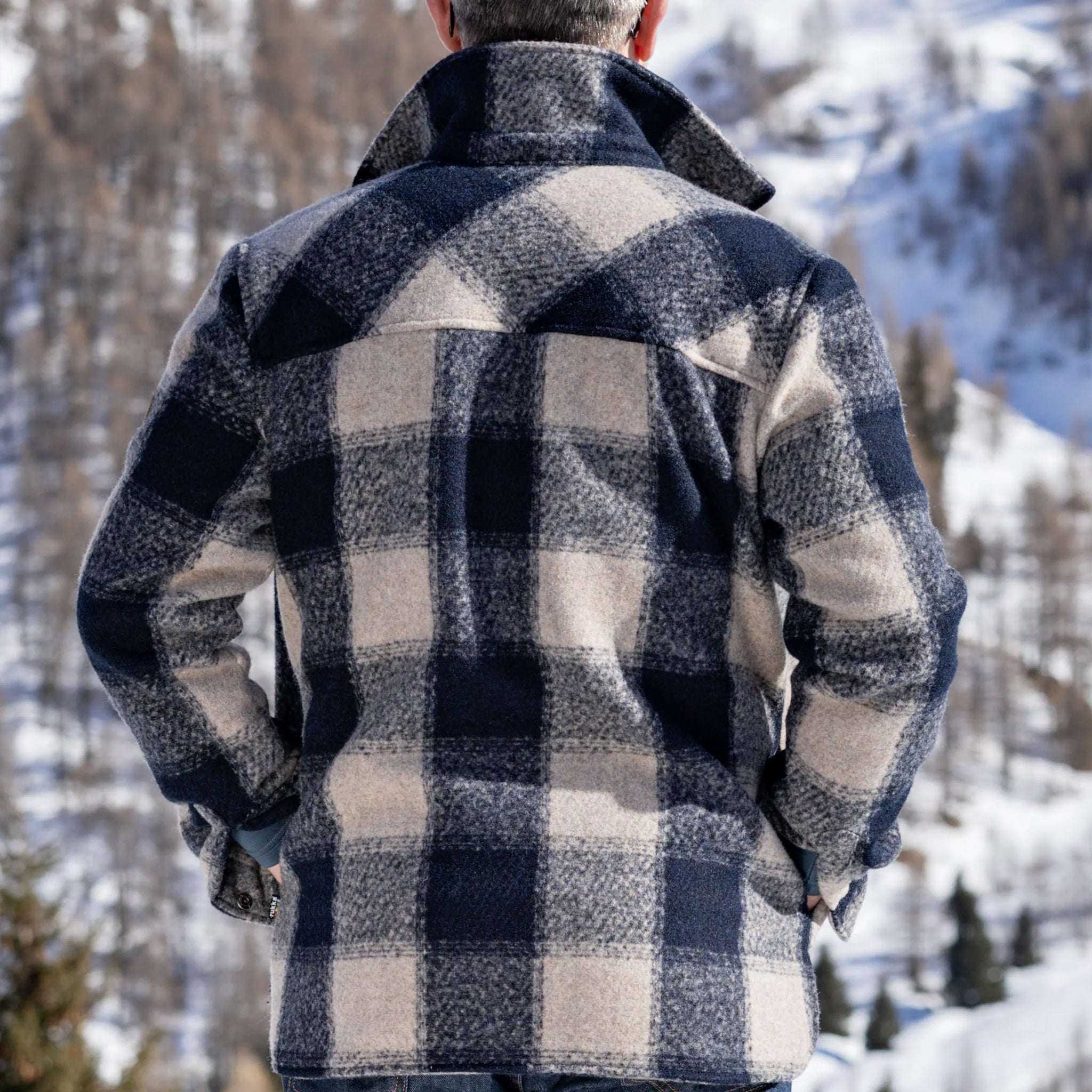 Women's jacket Jessie check Dark Navy