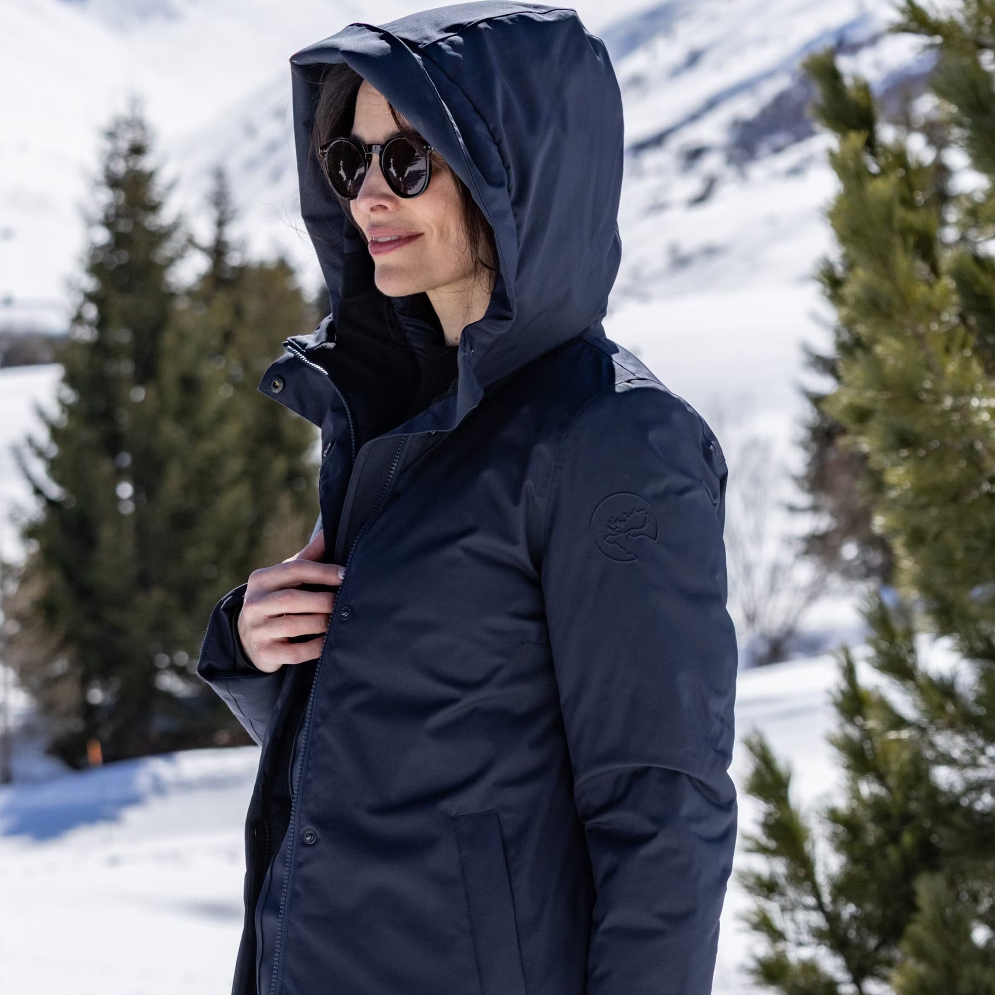 Frauen Parka  Lulu Dark Navy