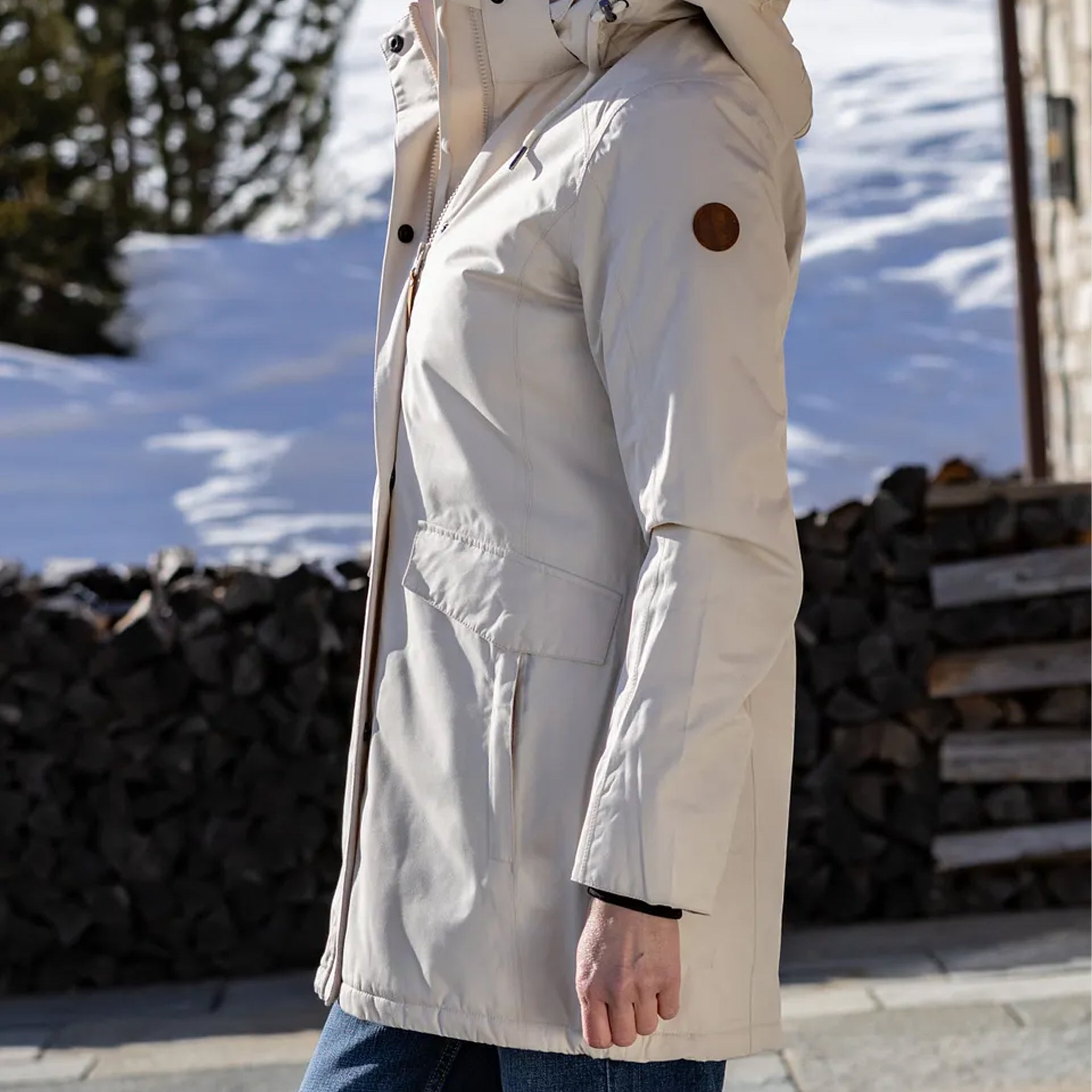 Femmes Neya Veste d'hiver pour femmes french oak