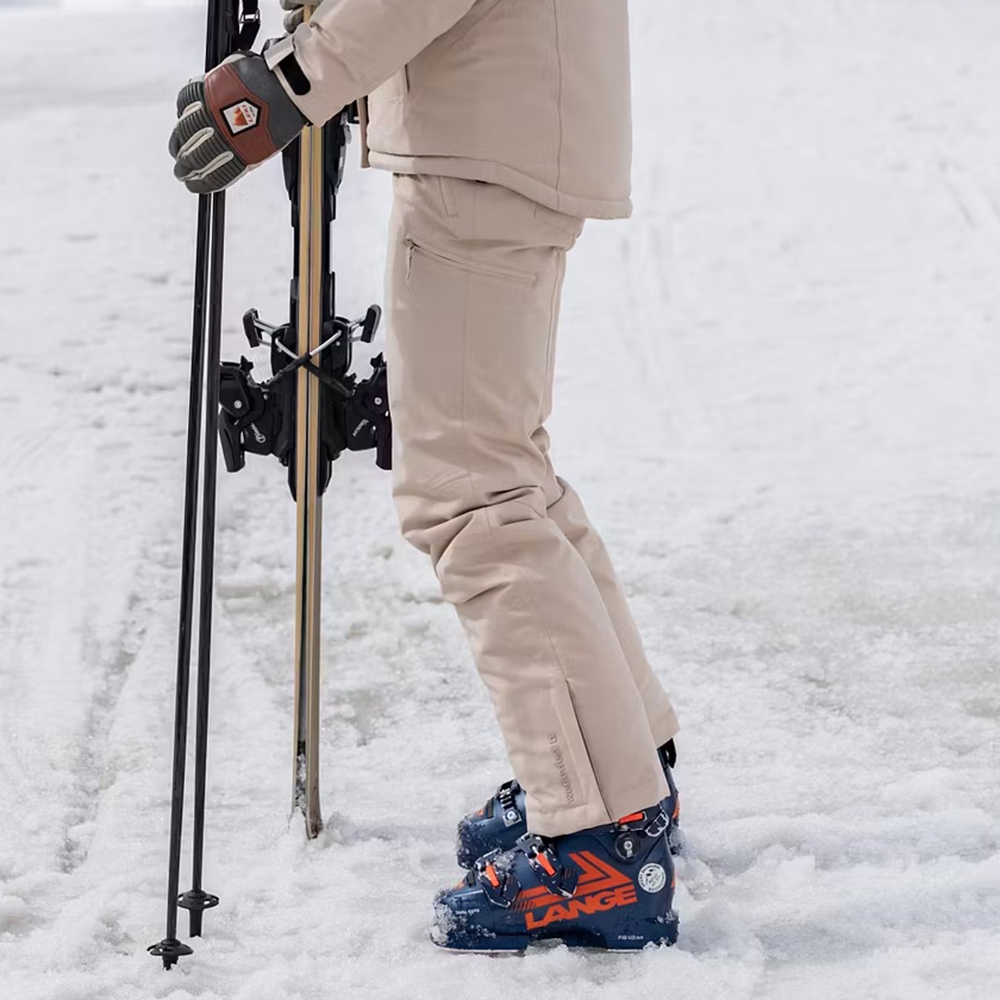 Frauen Skihose Polly oxford tan