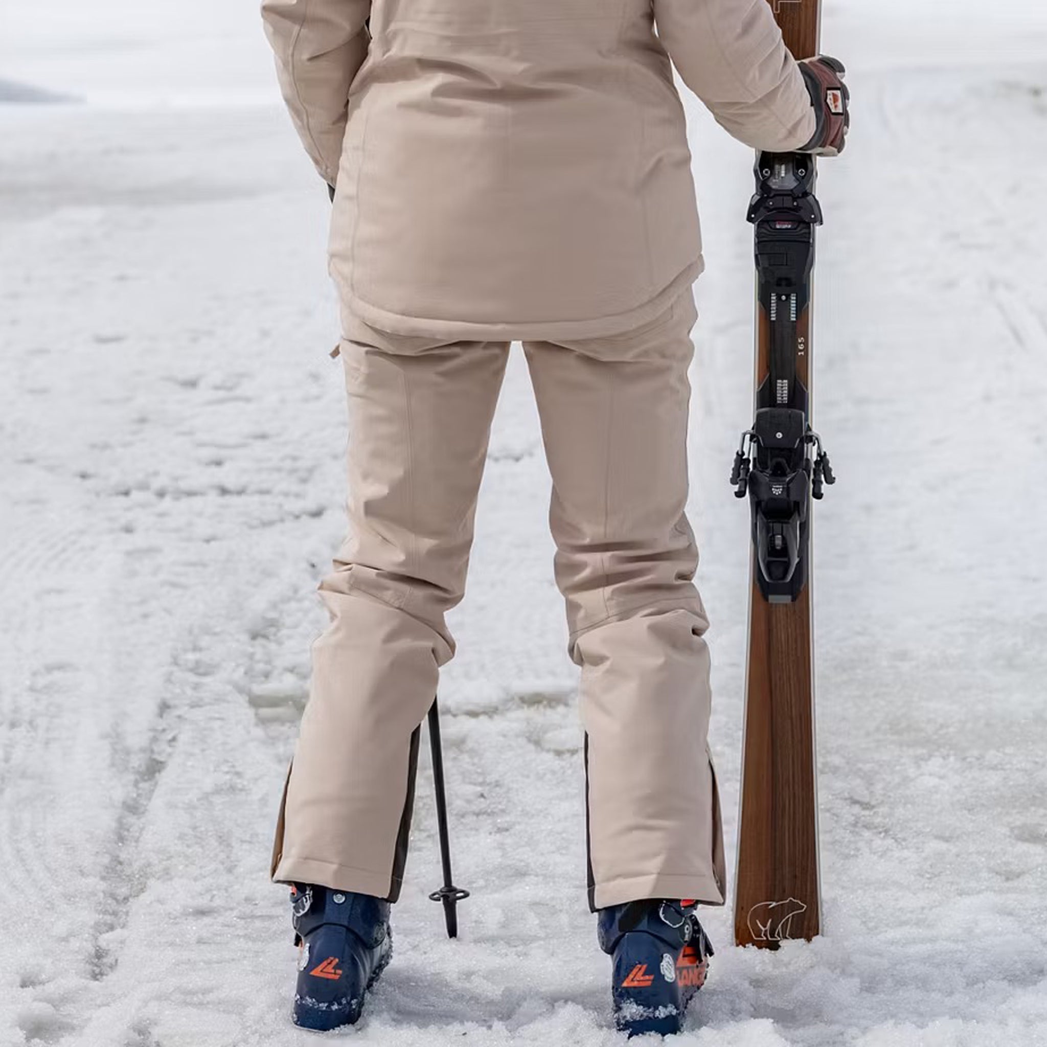 Frauen Skihose Polly oxford tan