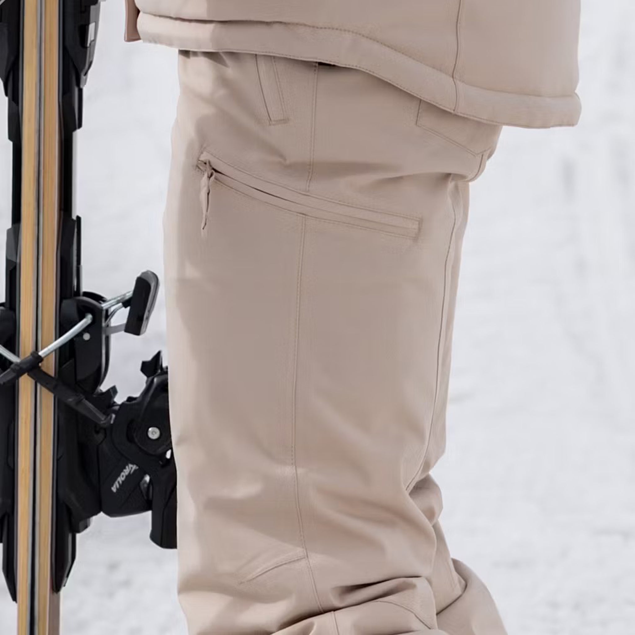 Frauen Skihose Polly oxford tan