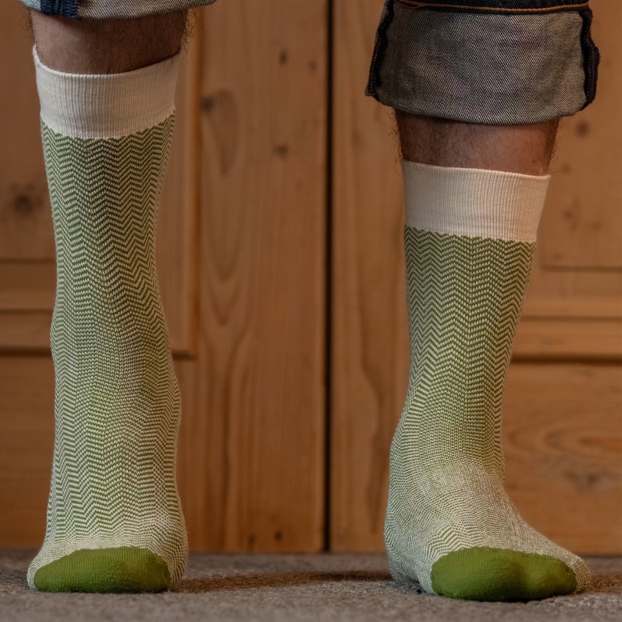 Chaussettes pour femmes Rea Cotton Vineyard Green