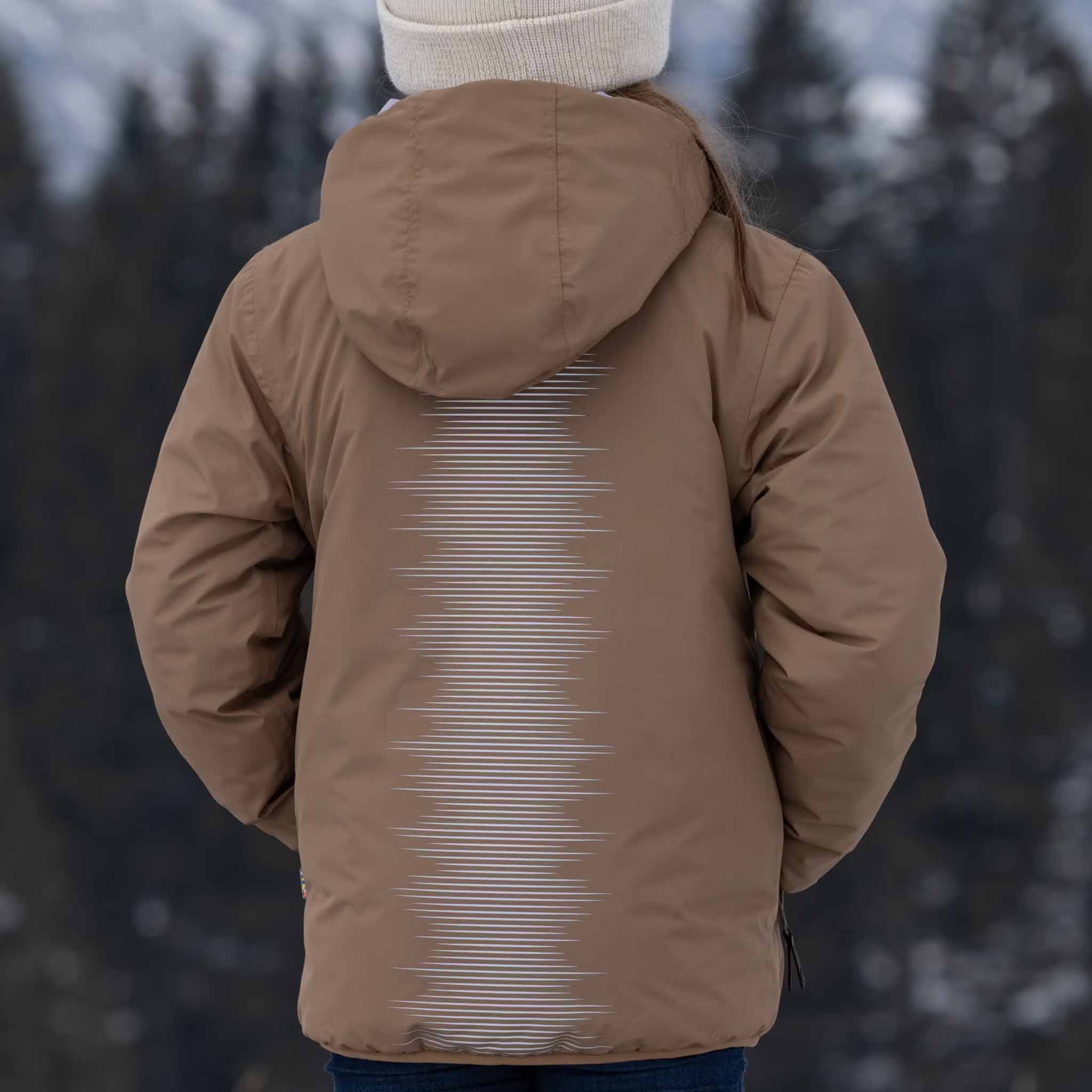 Kids Blaze winter jacket Shitake