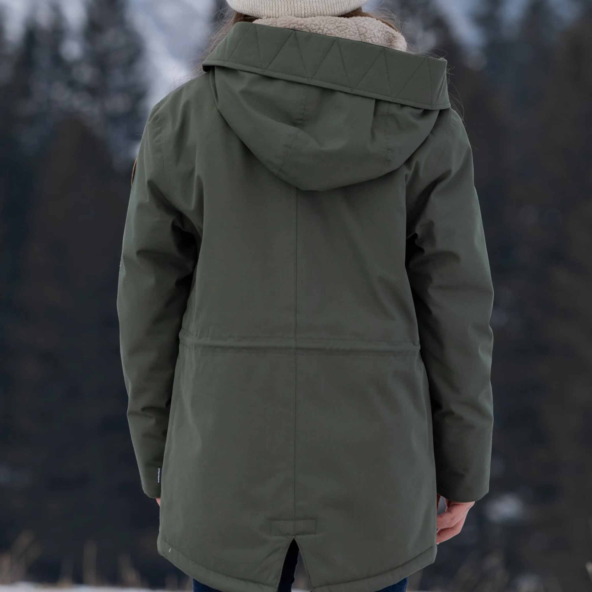 Kids Ella winter parka Thyme