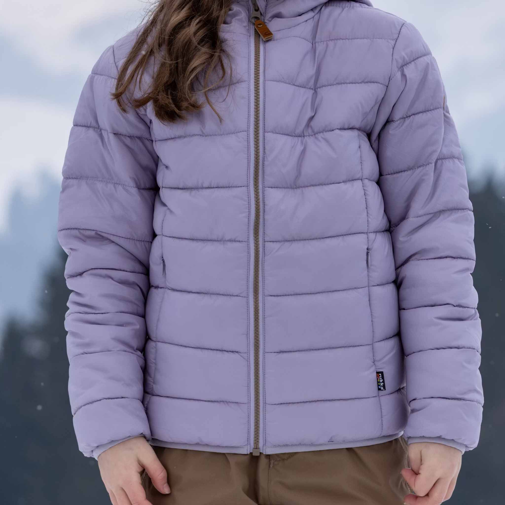 Kids Pac Jac thermal jacket Lavender Aura