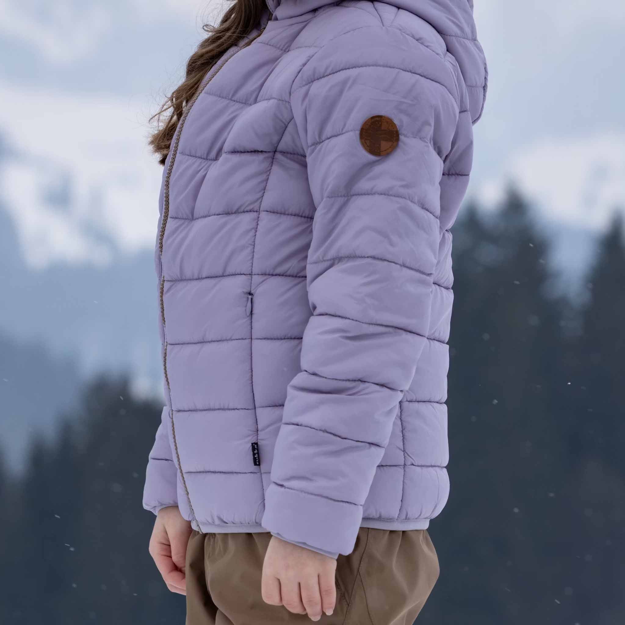 Kids Pac Jac thermal jacket Lavender Aura