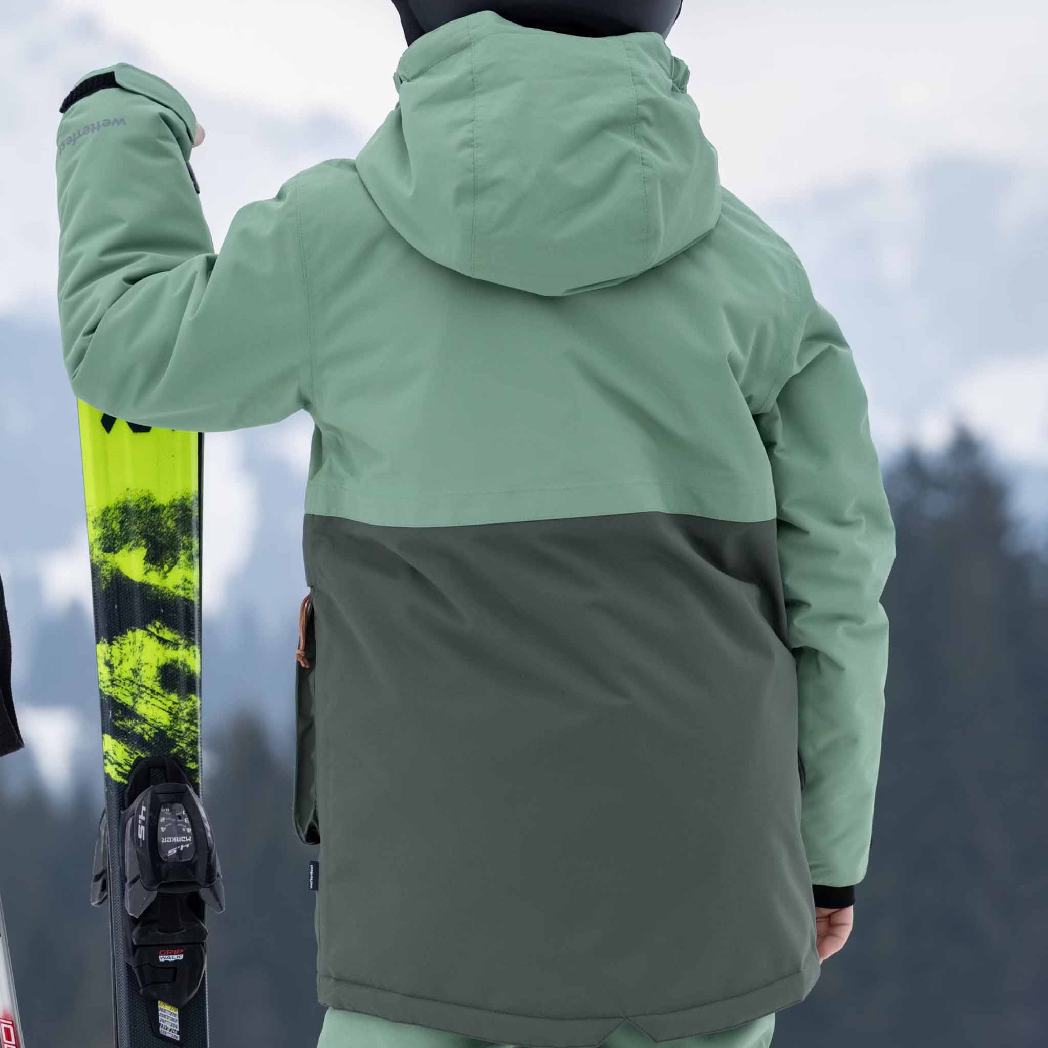 Enfants Tobo Skiparka Loden Frost