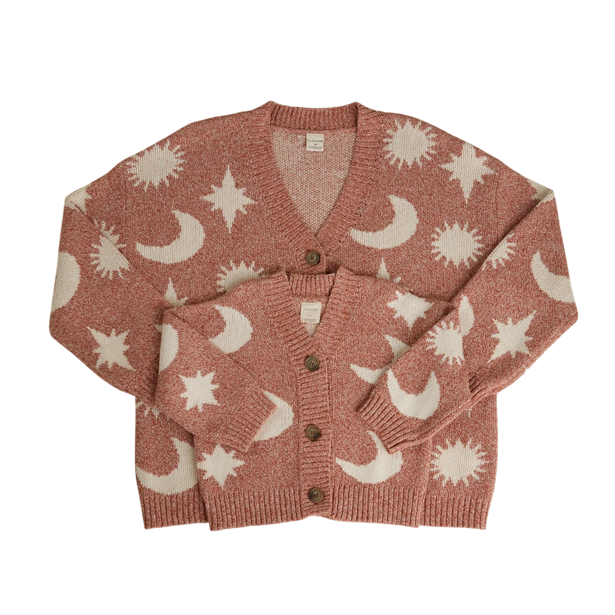 Cozmo Russet Moon Star Cardigan