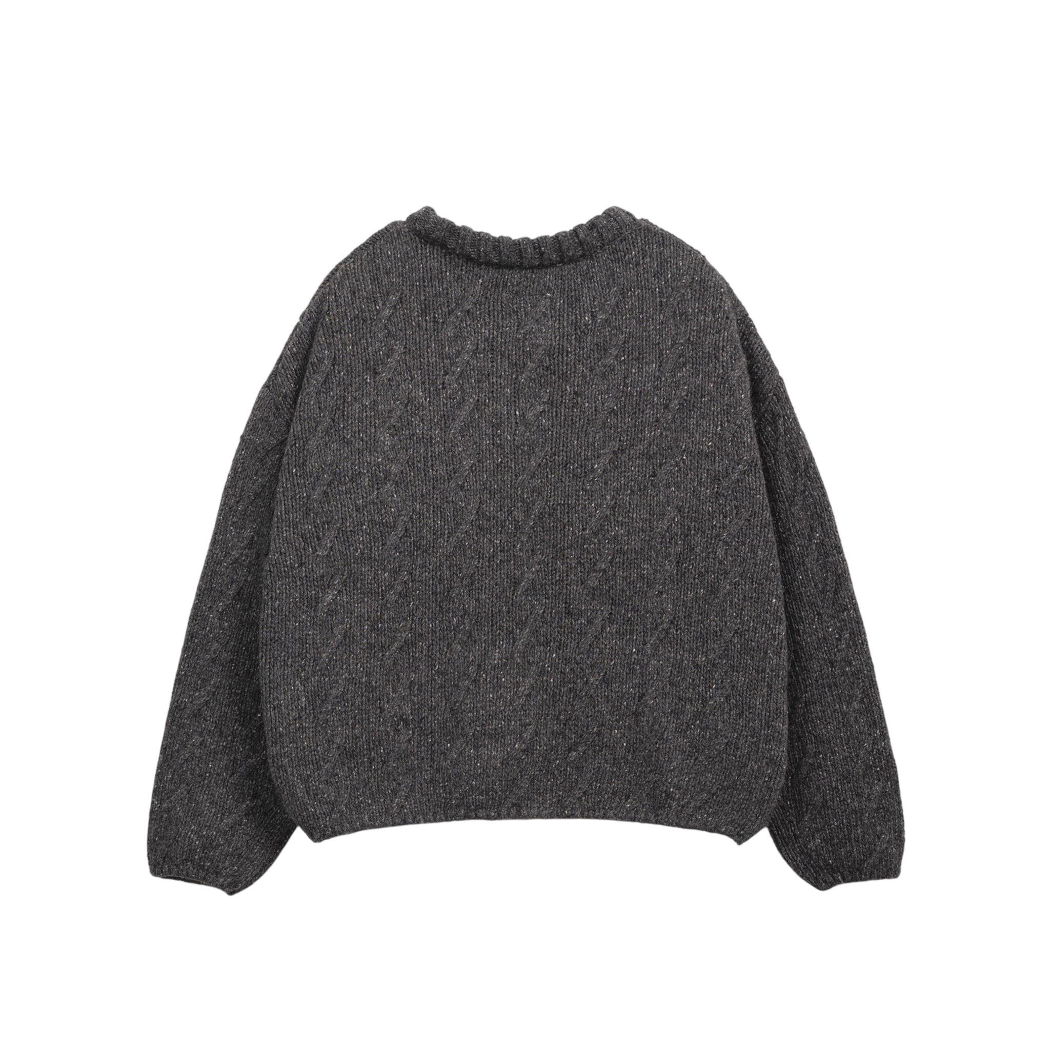 Adult knitted sweater Grafite