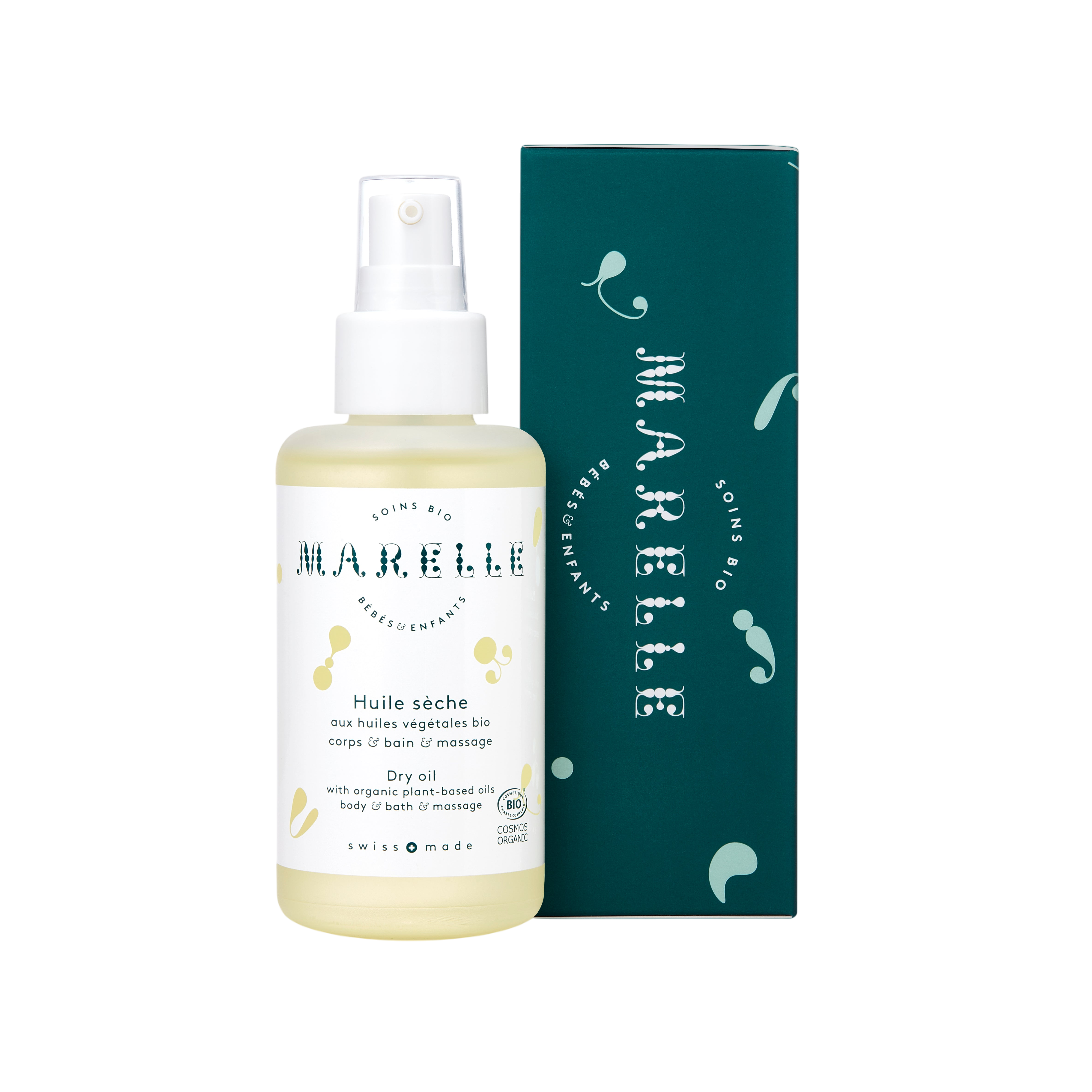 Bio Trockenöl 125 ml  mit pflanzlichen Ölen für Körper & Bad & Massage