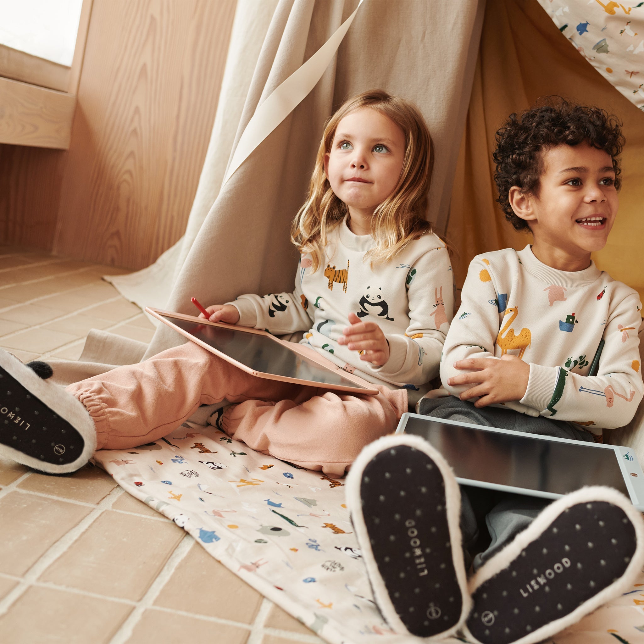 Chaussons Aviaja Panda Sandy Dark Grey